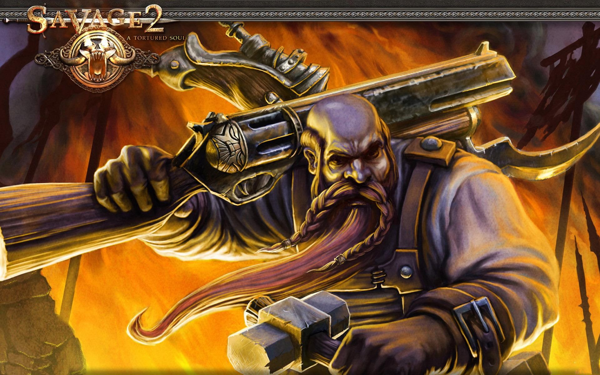 1920x1200, 1080P, savage, game, games, tortured, poster, savage 2: a tortured soul, soul, savege, HD Wallpaper