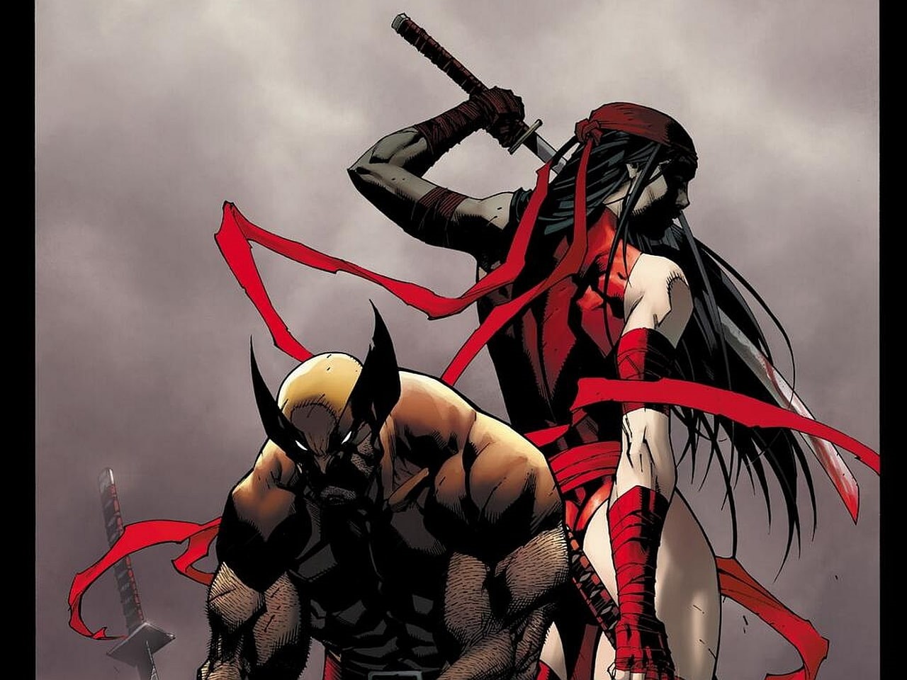 Elektra (Marvel Comics), Comics, 720P, Savage Wolverine, Wolverine, HD Wallpaper