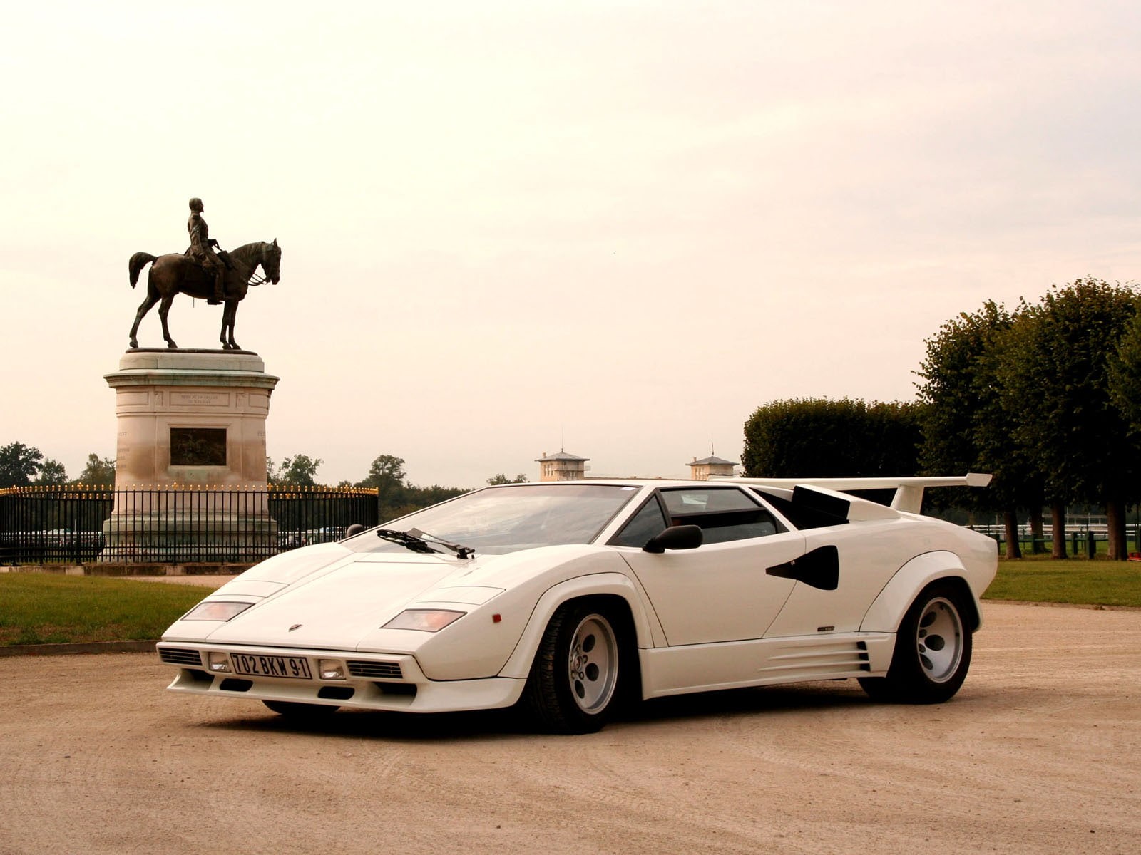 lp5000 s, lp5000, 720P, classic, supercar, supercars, lamborghini, quattrovalvole, countach, 1985, HD Wallpaper