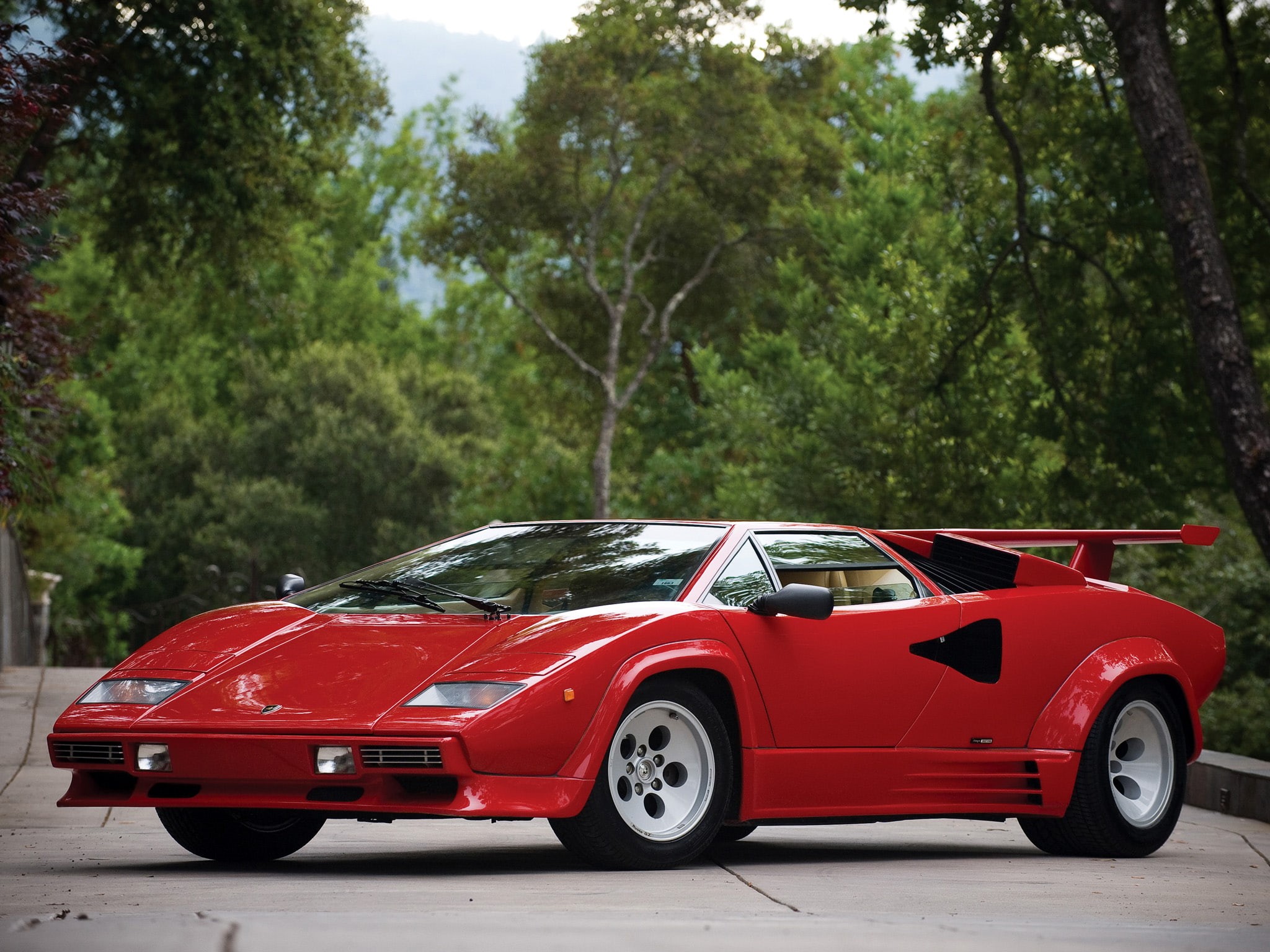 supercar, quattrovalvole, countach, supercars, 1985, 1080P, classic, lp5000 s, lp5000, lamborghini, HD Wallpaper