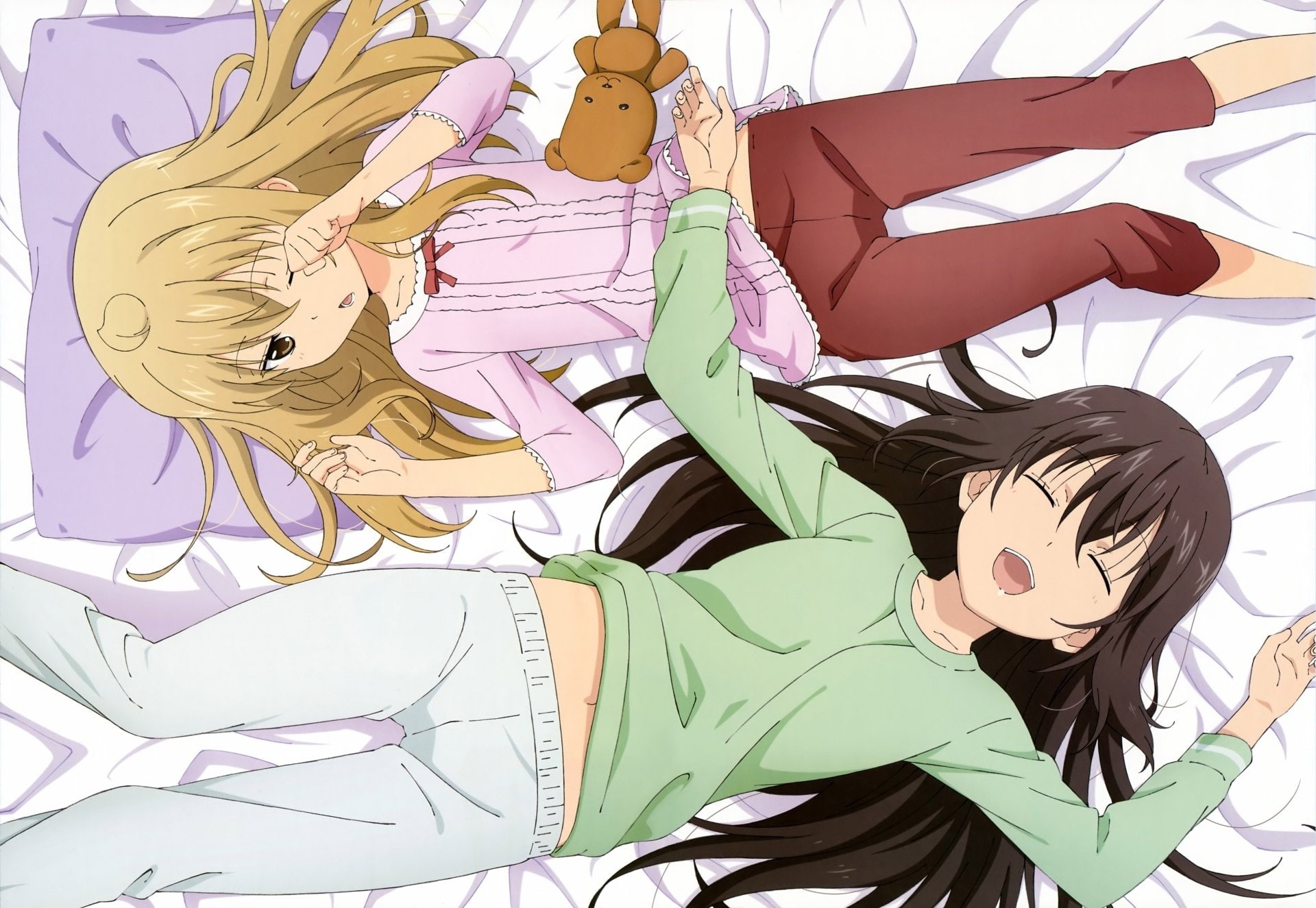 Chiaki Minami, Kana Minami, Minami-ke, 1080P, Anime, HD Wallpaper