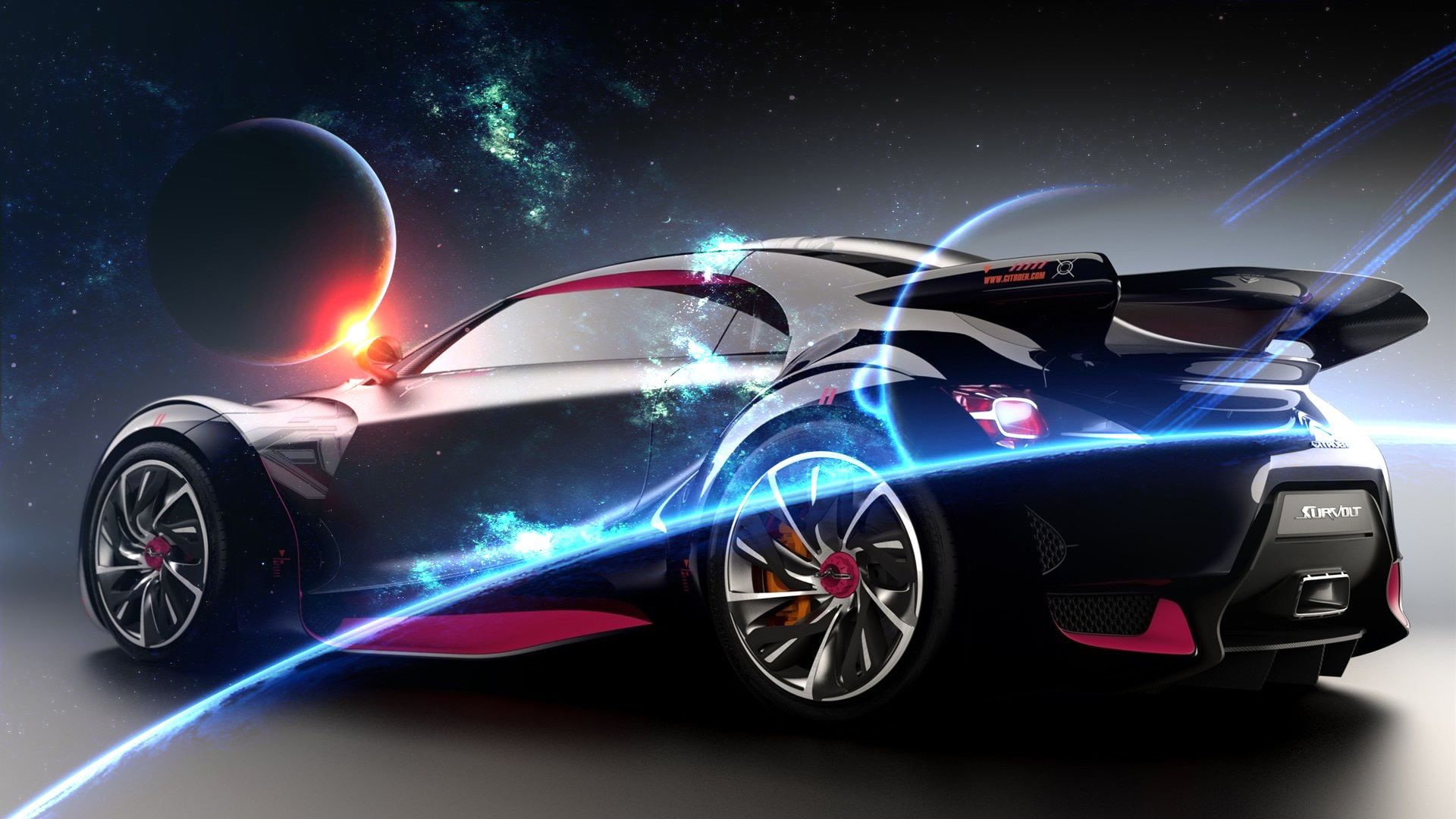 metal, convertible, racer, illuminated, vintage, performance, bumper, tire, 1080P, luxury, speed, car, model, highway, traffic, vehicle, motor vehicle, HD Wallpaper