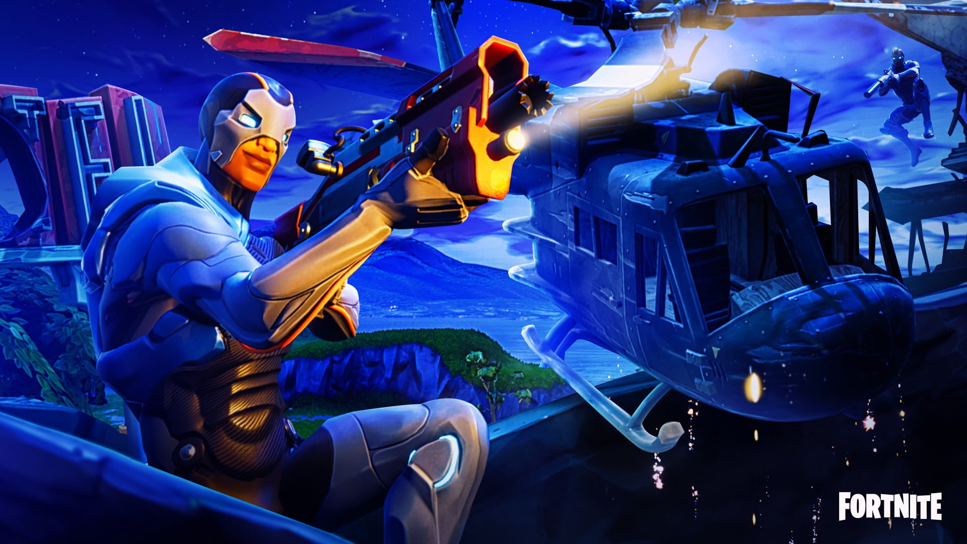 game, musical instrument, 1080P, security, arts culture and entertainment, Video Game, working, young adult, people, machinery, men, equipment, Fortnite, HD Wallpaper
