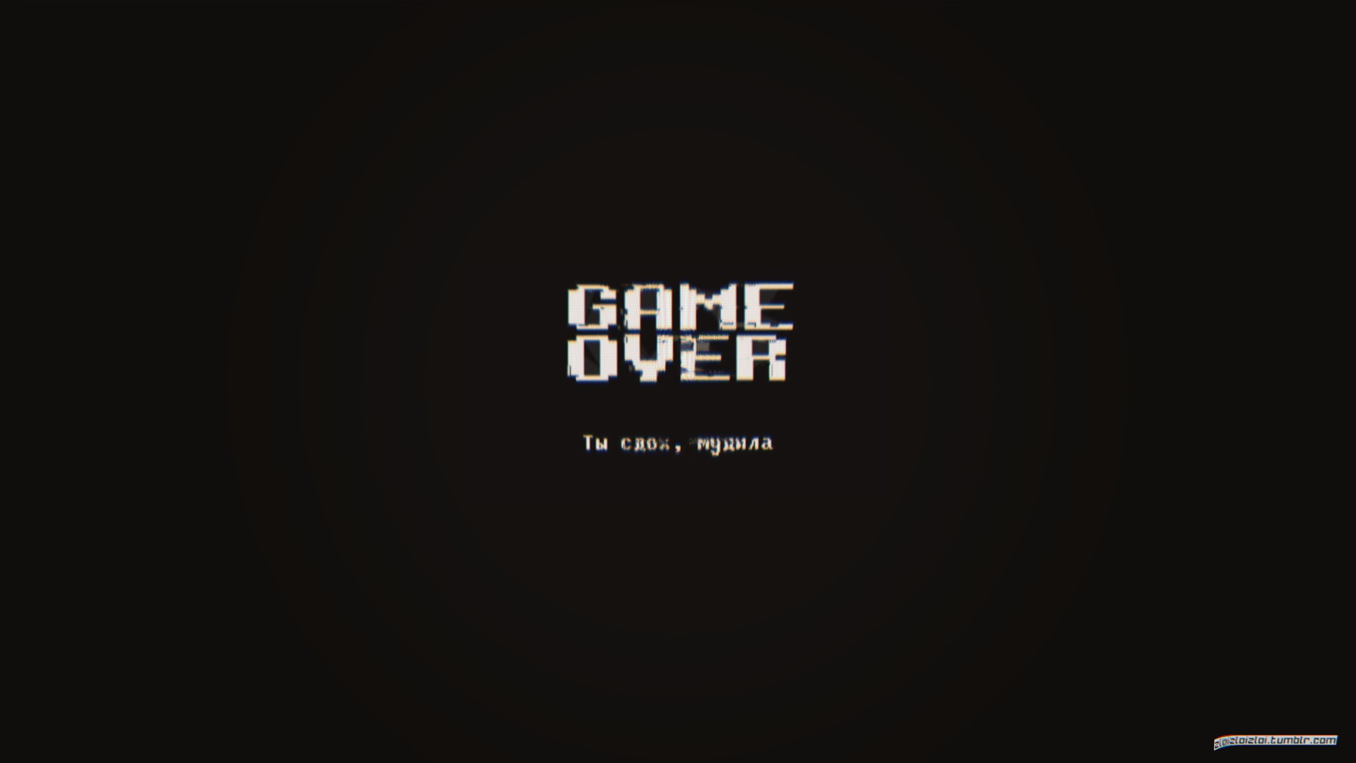 glitch art, abstract, 1080P, GAME OVER, dark, minimalism, HD Wallpaper