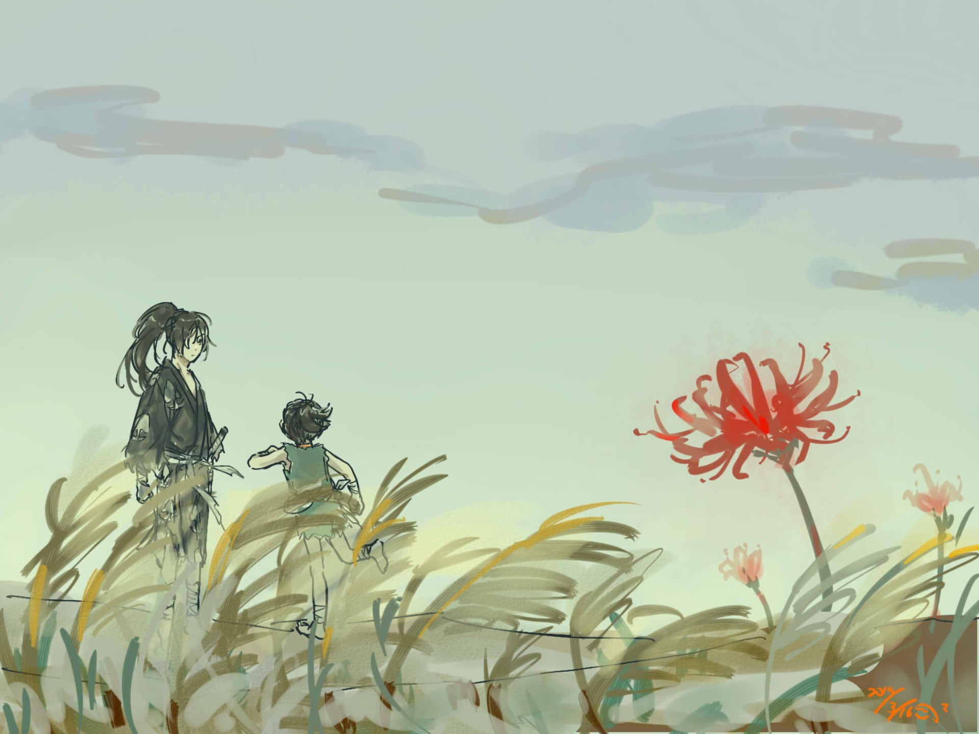 1080P, Anime, Dororo, Hyakkimaru (Dororo), Dororo (Dororo), HD Wallpaper