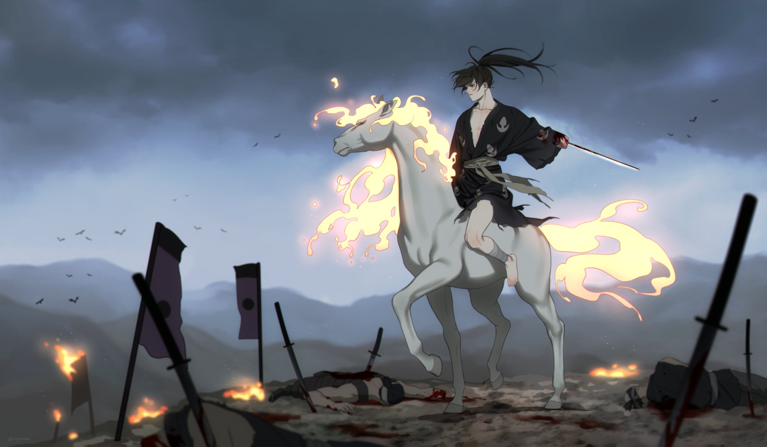 Dororo, Hyakkimaru (Dororo), 1080P, Anime, Dororo (Anime), HD Wallpaper