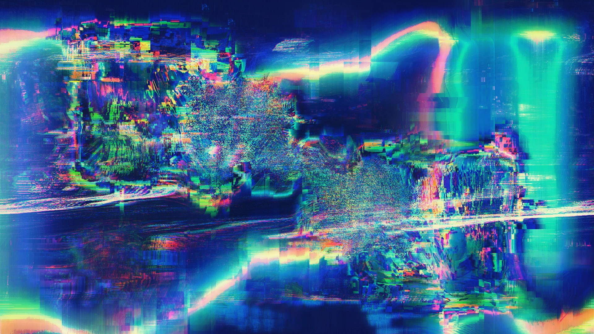 long exposure, multi colored, digital composite, blurred motion, art and craft, illuminated, reflection, glitch art, creativity, technology, light trail, HD Wallpaper