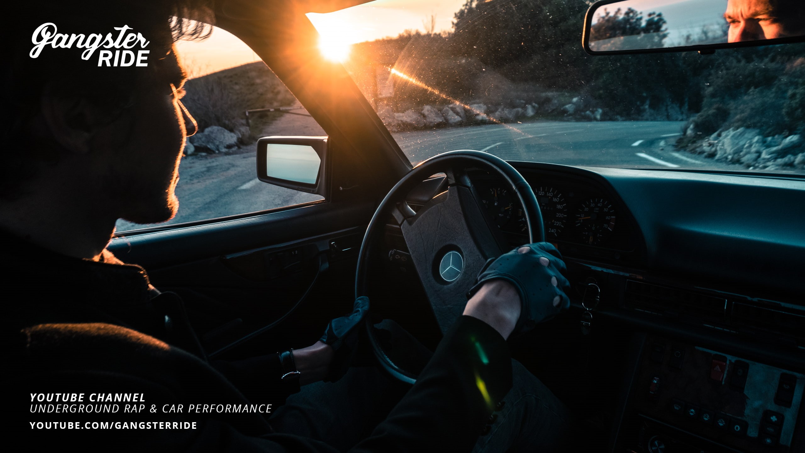 sunlight, transparent, mode of transportation, steering wheel, 1990, Arny North, modified, windshield, dashboard, sunset, 560SEC, vehicle interior, men, HD Wallpaper