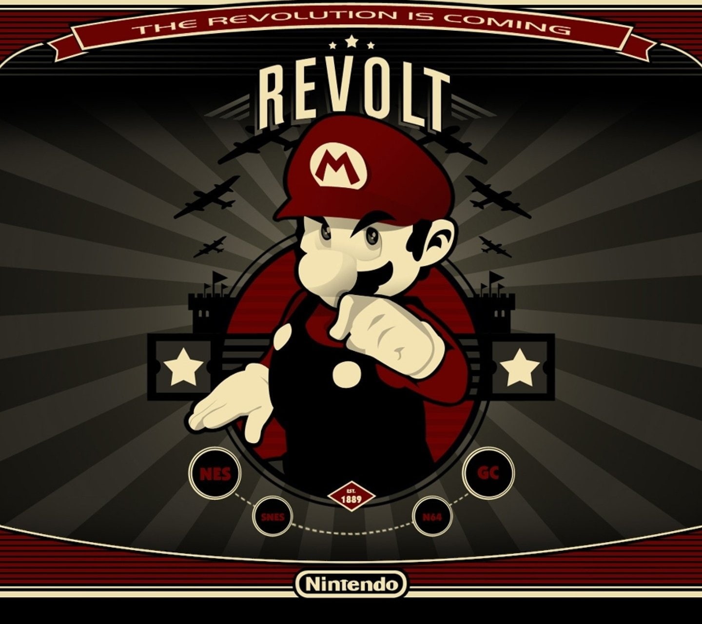 revolt, mario, 720P, super, HD Wallpaper