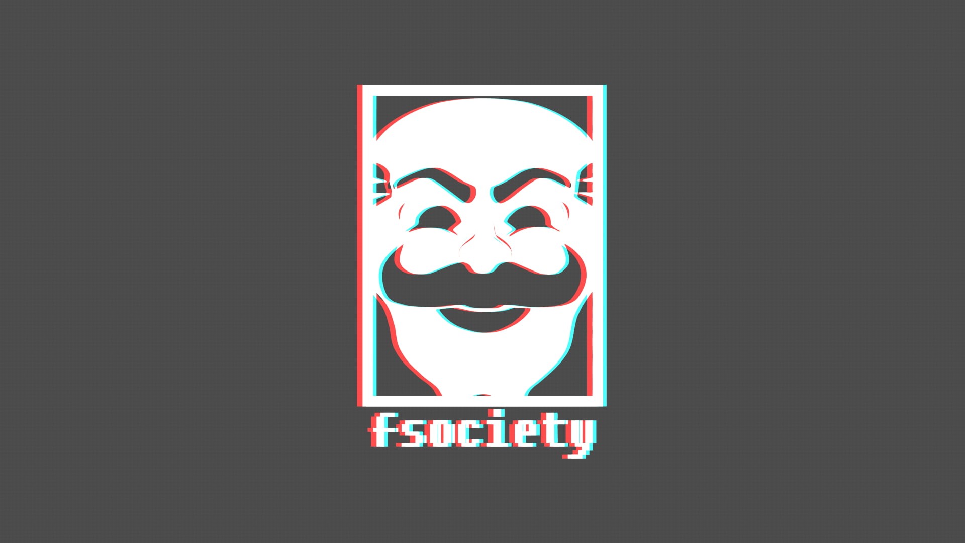 Mr. Robot, simple, 1080P, fsociety, HD Wallpaper