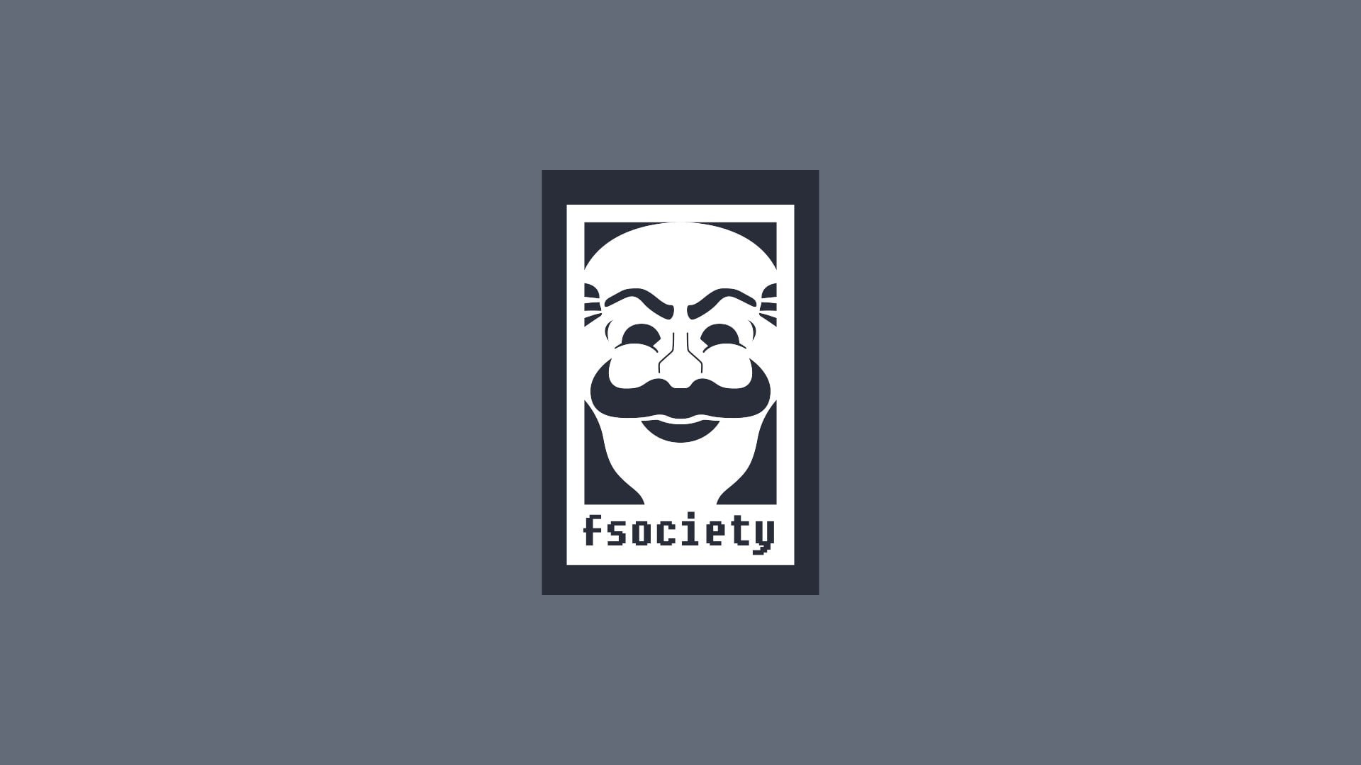 TV, Mr. Robot, logo, 1080P, Fsociety, HD Wallpaper