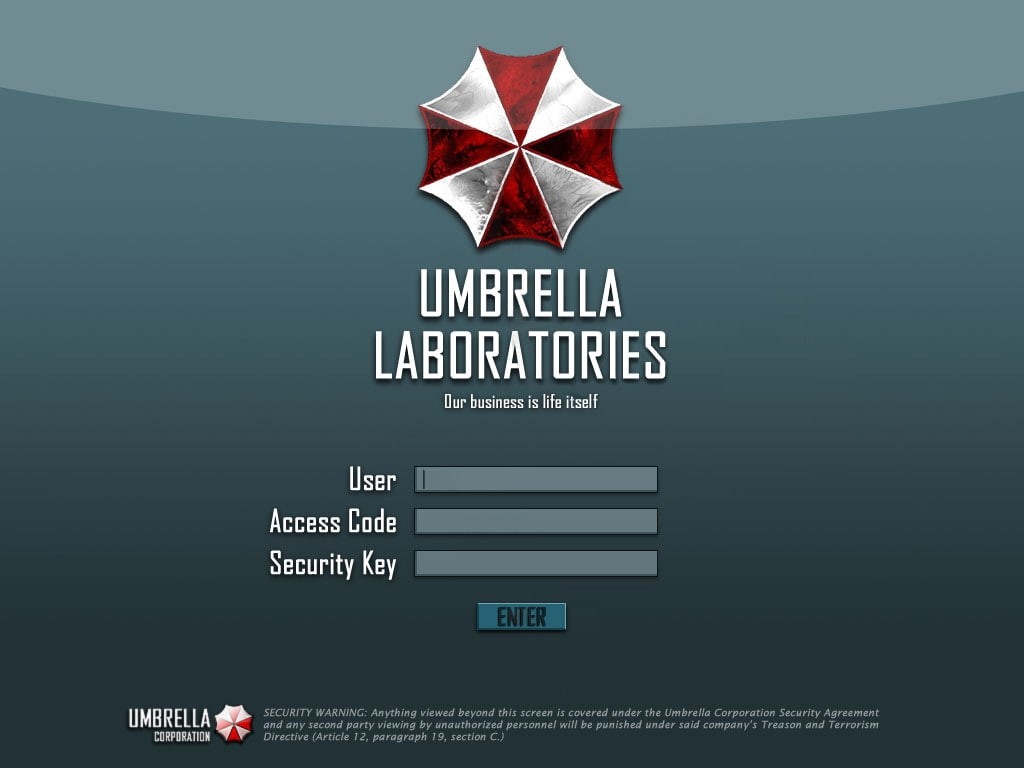 movies, entertainment, resident, logos, art, games, hd, 480P, corp, video, umbrella, x, evil, Video Games, HD Wallpaper