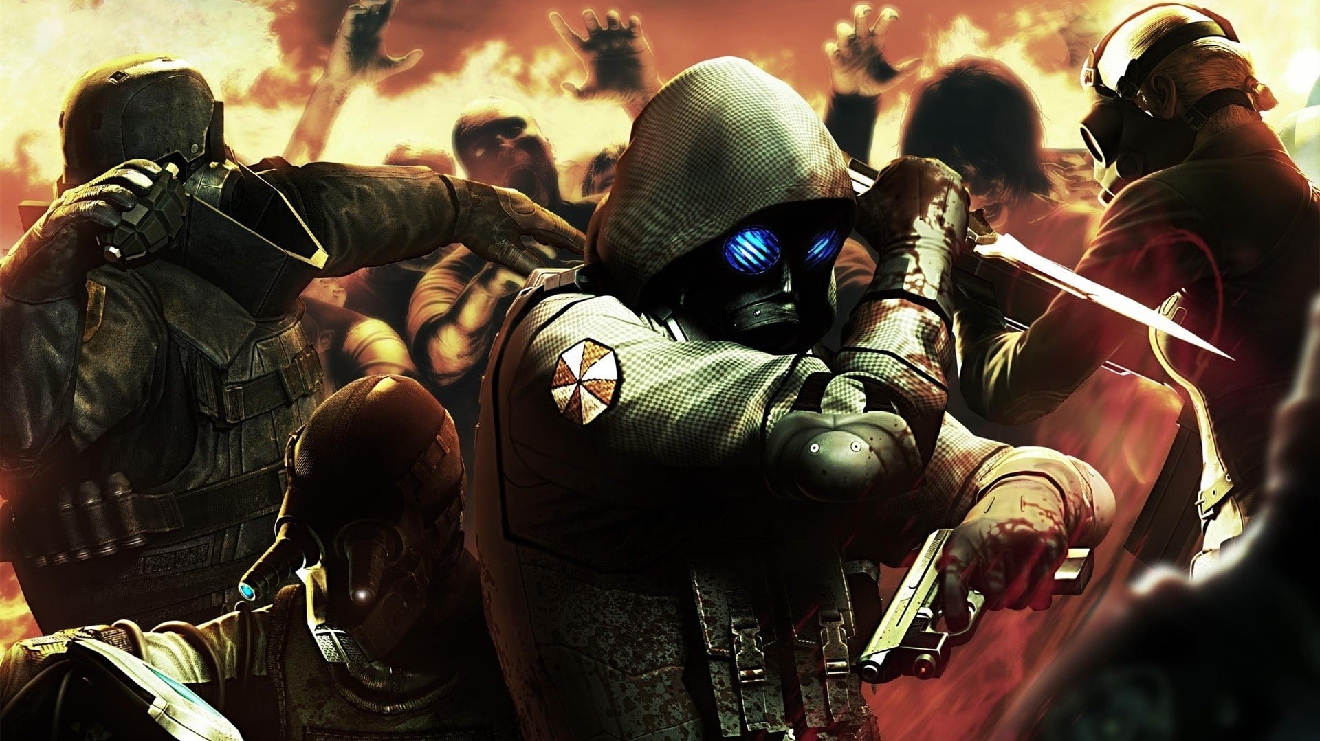 Umbrella Corp., Resident Evil, evil, umbrella, raccoon, operation, hd, art, 1080P, x, resident, city, games, corp, video, HD Wallpaper