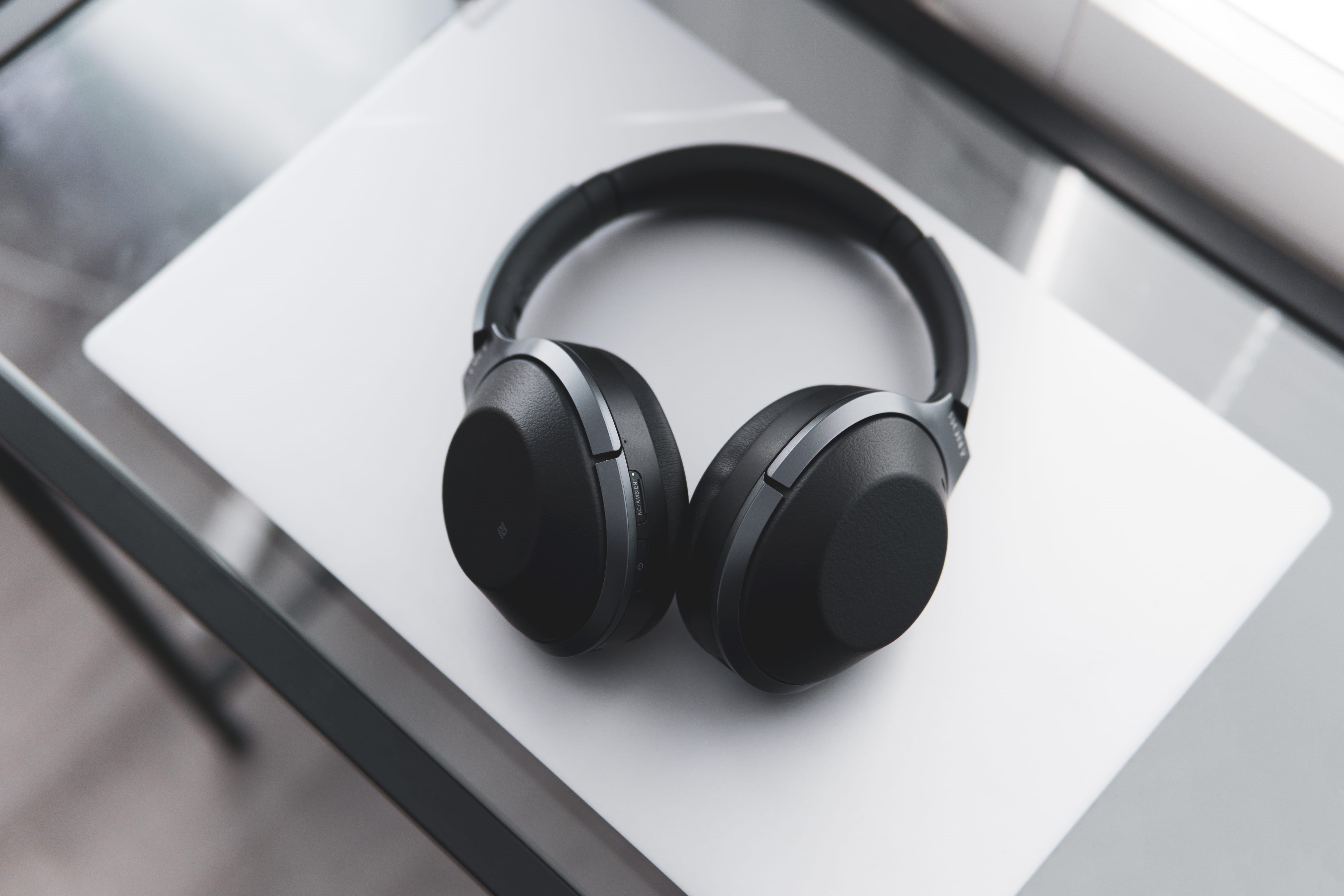 silver colored, black color, table, black, headset, adapter, security, photography themes, blender, high angle view, security camera, still life, technology, HD Wallpaper