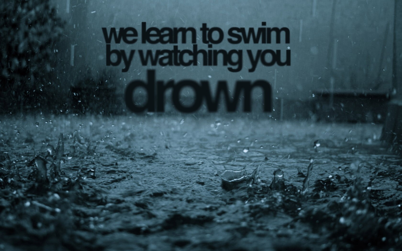 monsoon, demotivational, typography, drown, text, rain, wet, pollution, glass - material, communication, rainy season, sign, 720P, drop, capital letter, HD Wallpaper