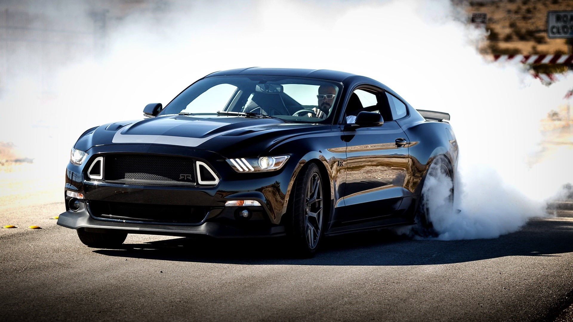 Mustang, rtr, 2015, 1080P, coupe, Car, Ford, Black, HD Wallpaper