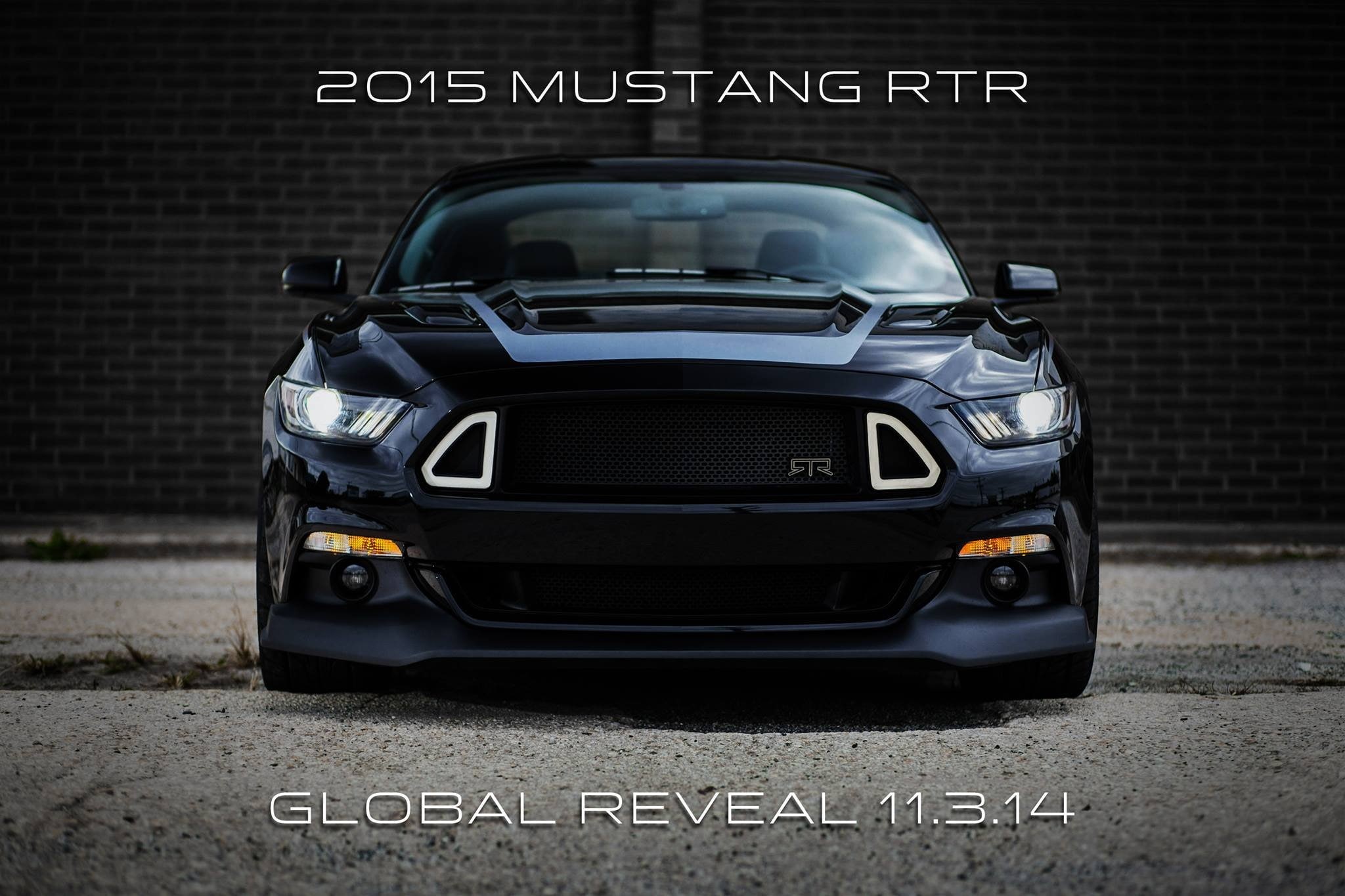 muscle, 2015, rtr, 1080P, mustang, ford, HD Wallpaper