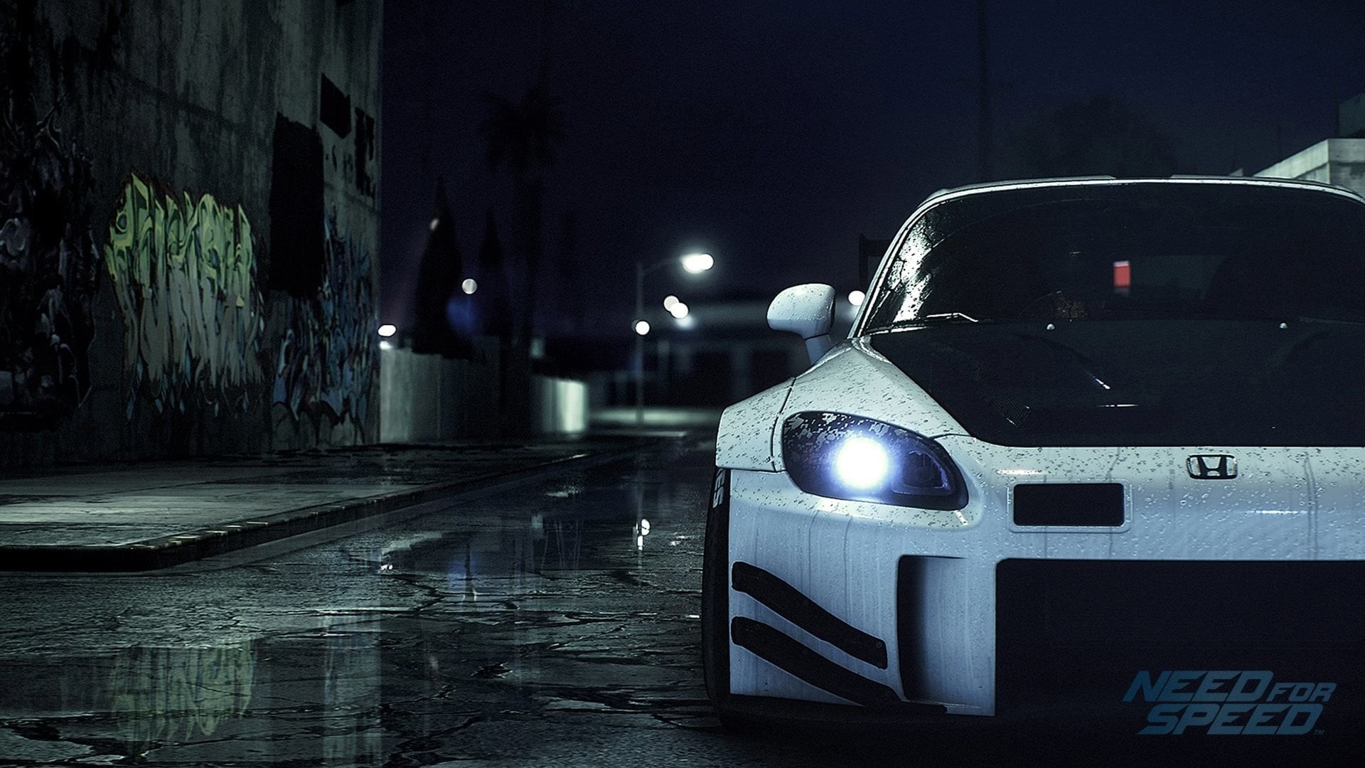 mode of transportation, Need for Speed, car, Need for Speed (2015), illuminated, 1080P, no people, city street, street, city life, security, city, dark, HD Wallpaper