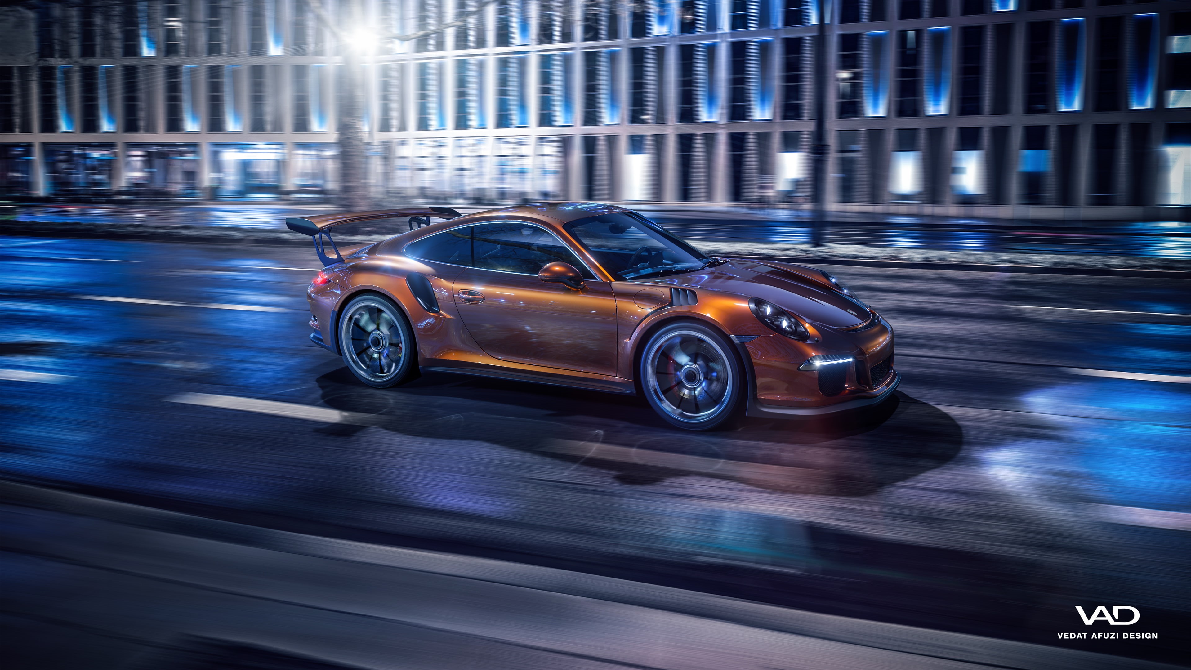 4K, 4K, Porsche 911 GT3 RS, HD Wallpaper