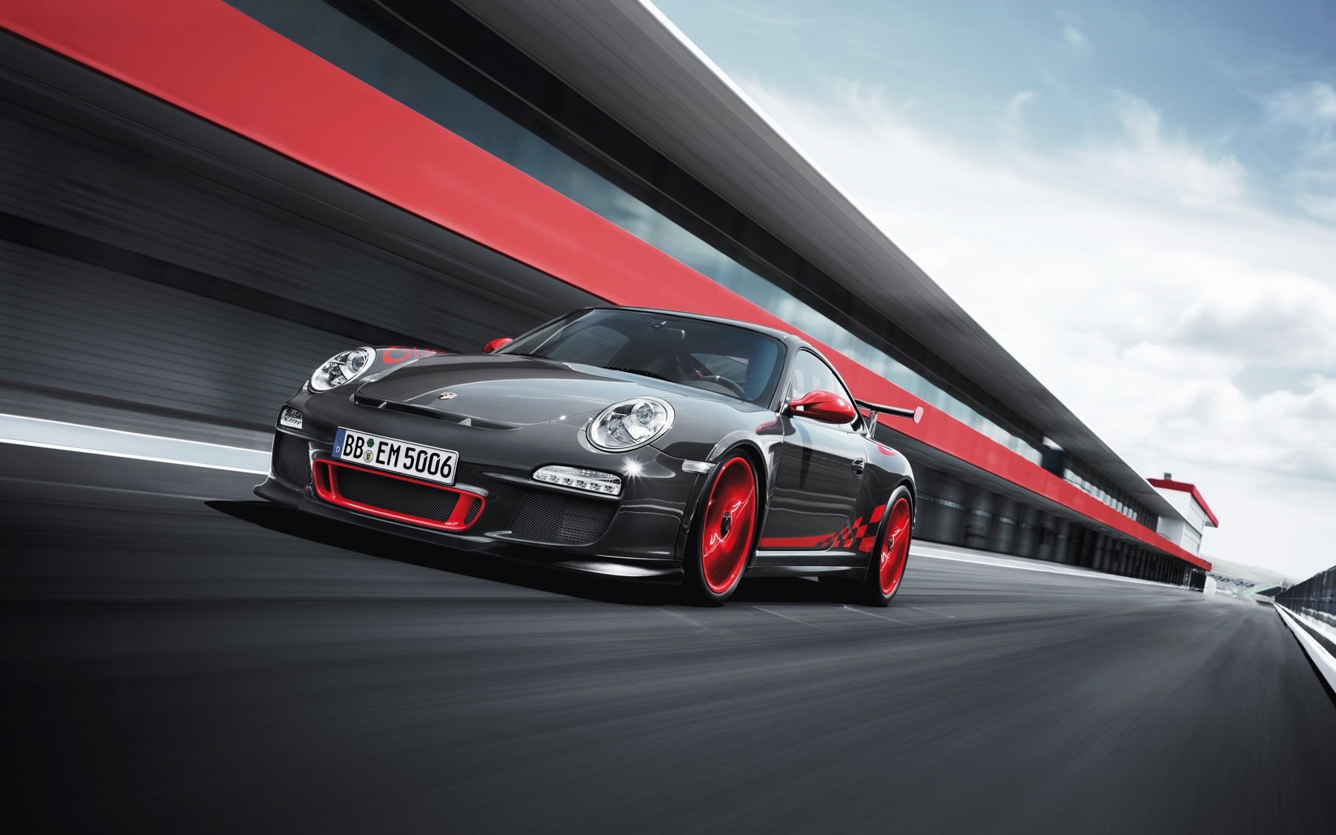 gt, coupe, 2011, rs, red, 1080P, gray, porsche, HD Wallpaper