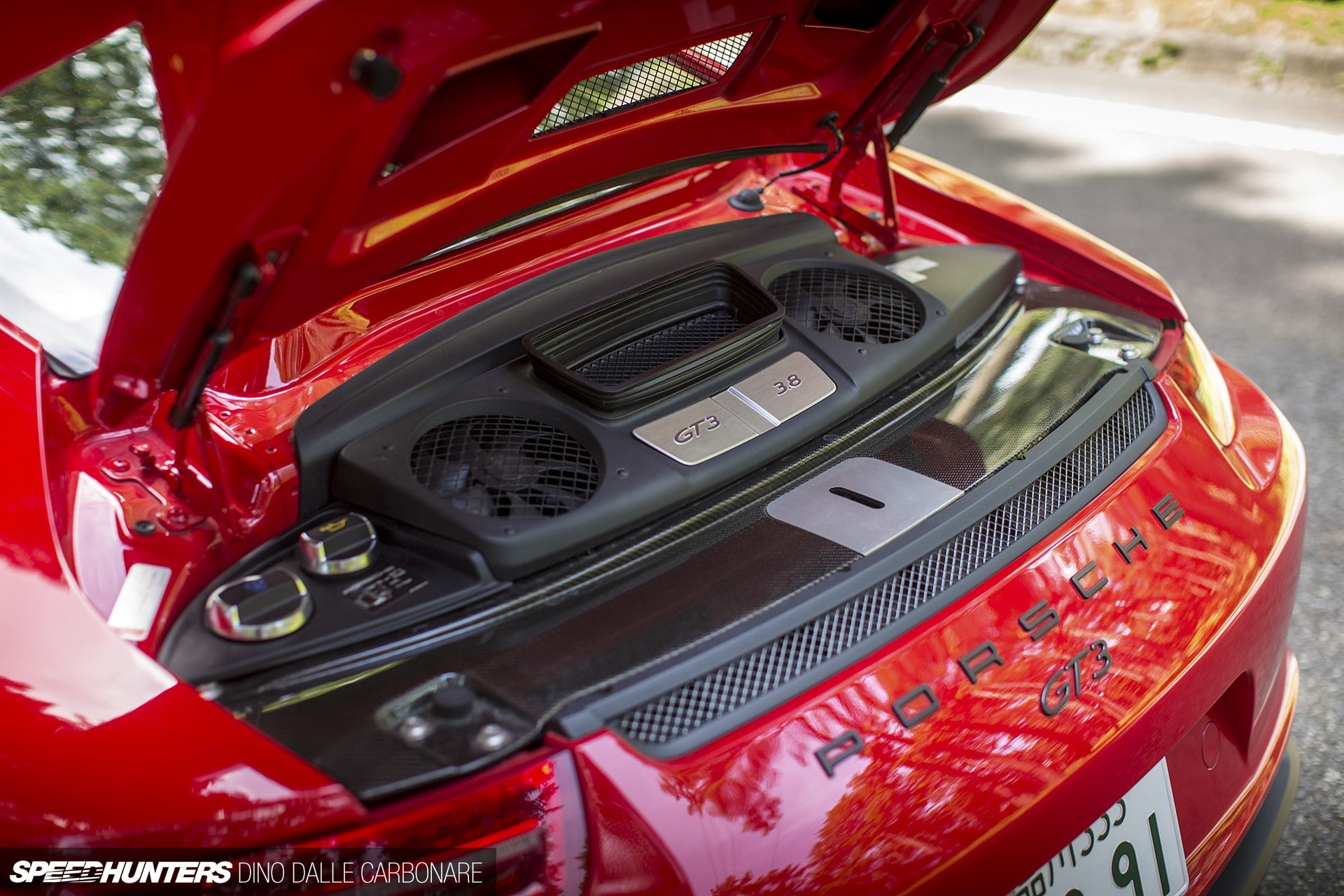 Porsche 911, Porsche 911 GT3, 1080P, Porsche, red cars, Speedhunters, HD Wallpaper