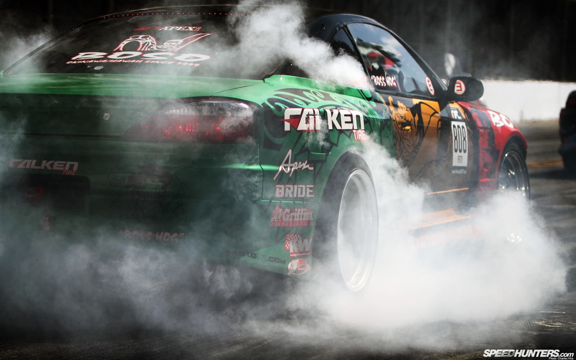 1080P, cars, nissan, smoke, burnout, hd, silvia, HD Wallpaper