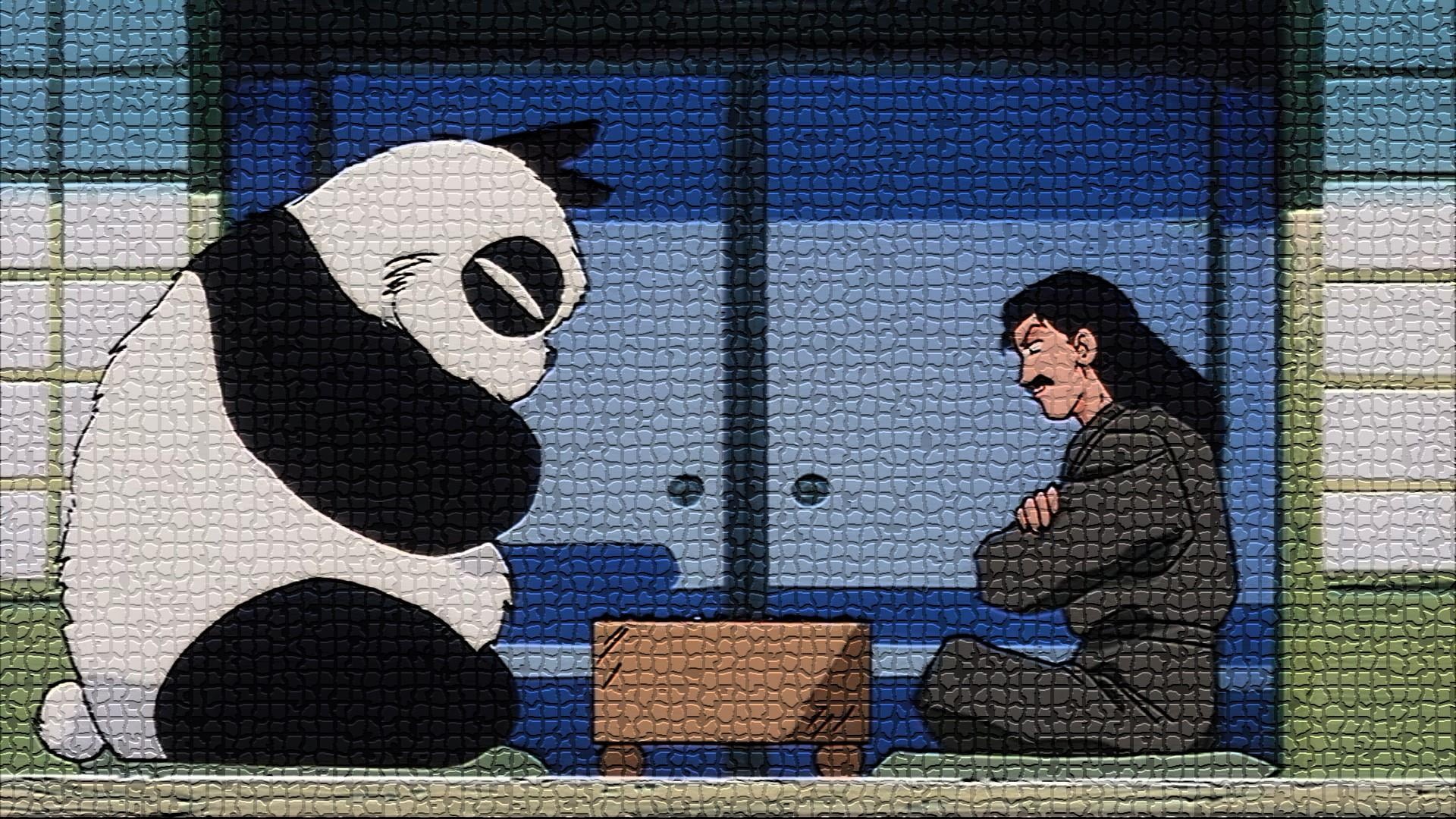 mid adult men, ranma 1/2, side view, blue, wall - building feature, multi colored, day, males, ranma, sitting, real people, one person, street art, portrait, HD Wallpaper