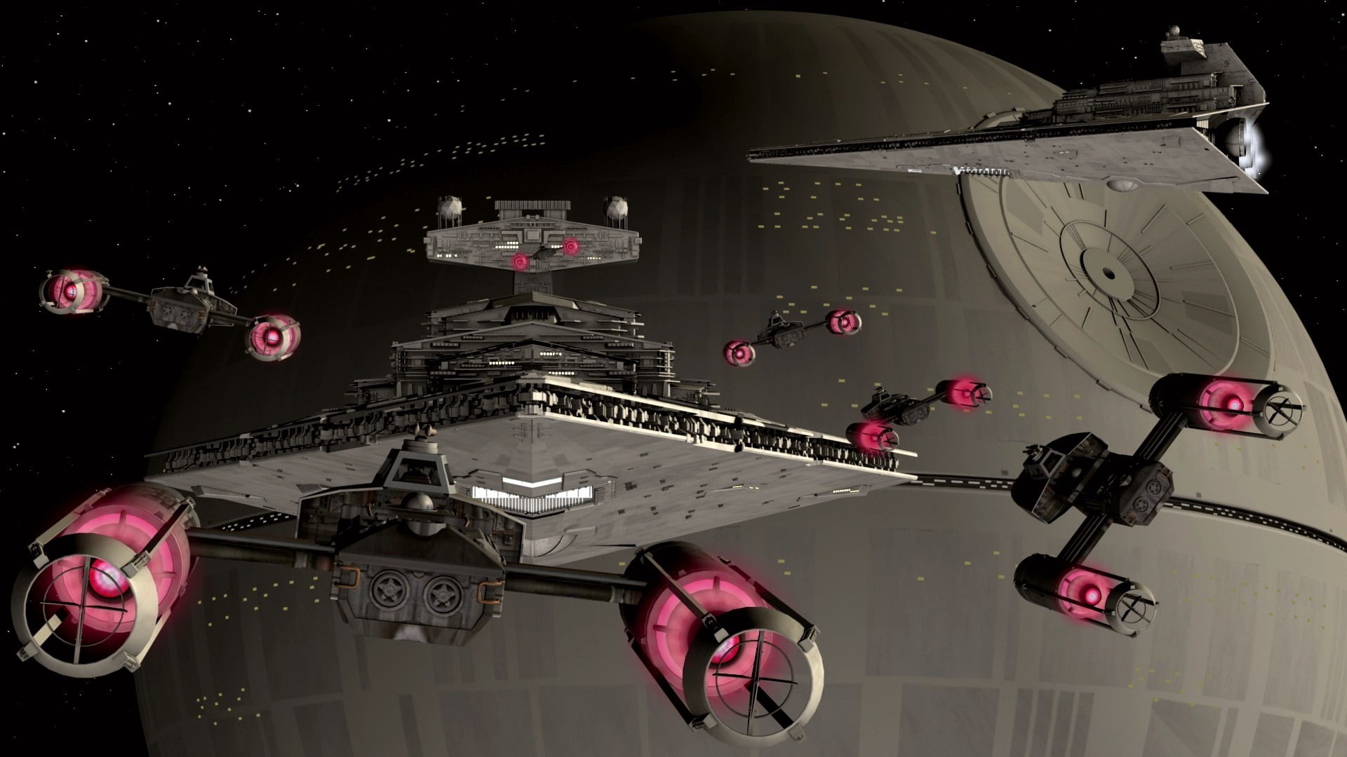 transportation, high angle view, large group of objects, decoration, architecture, creativity, celebration, Death Star, mode of transportation, no people, HD Wallpaper