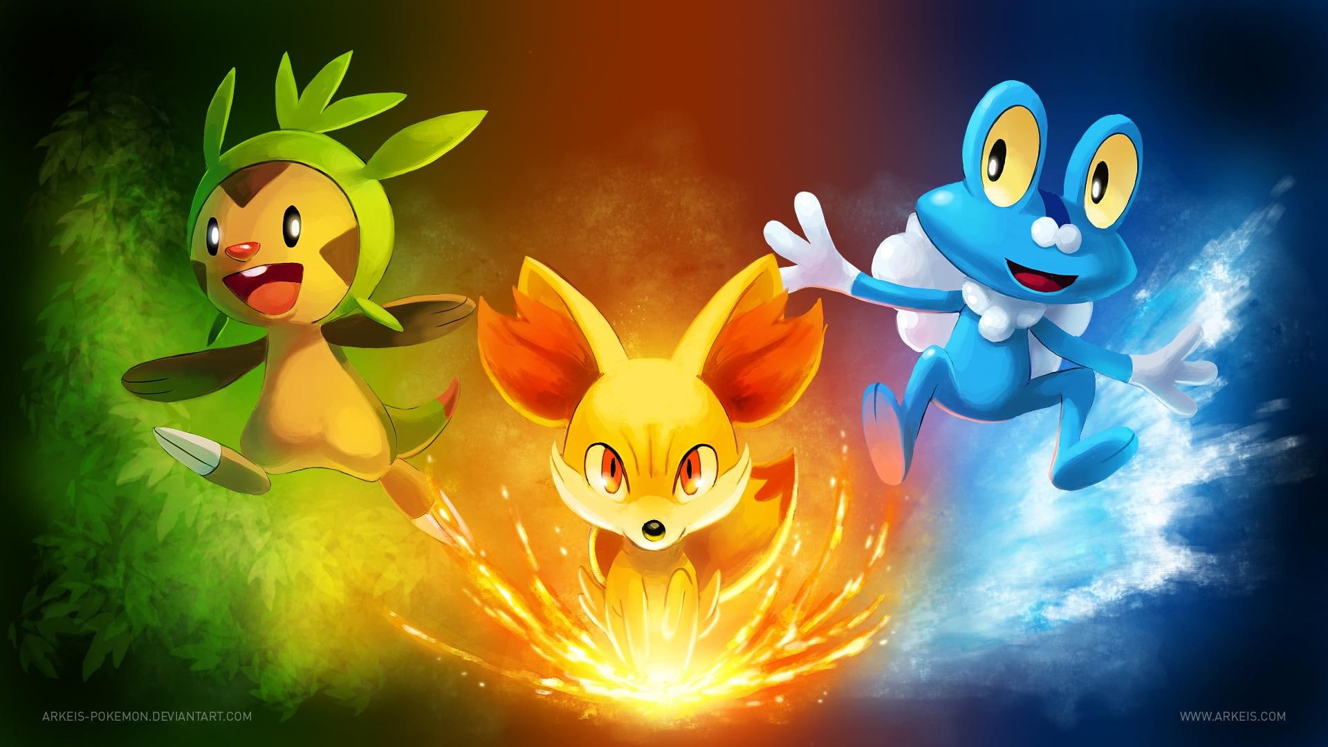 amp, starters, y, 1080P, games, x, game, pokemon, HD Wallpaper