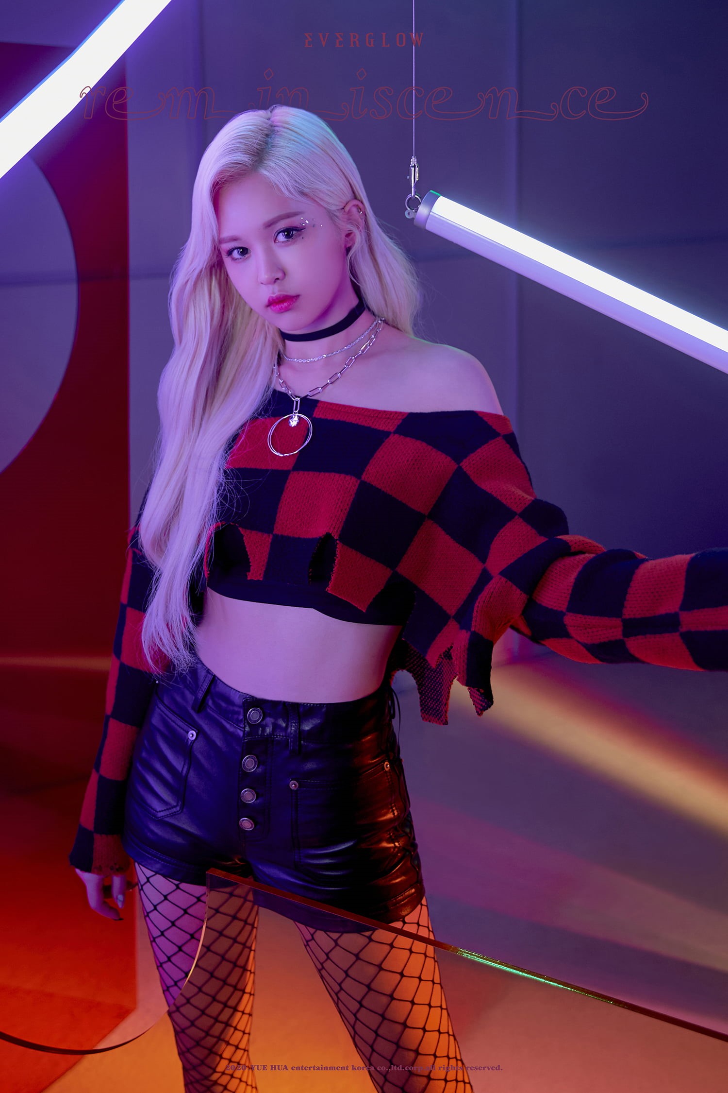 K-pop, EVERGLOW, E:U (Park Jiwon), 1080P, Phone HD Wallpaper