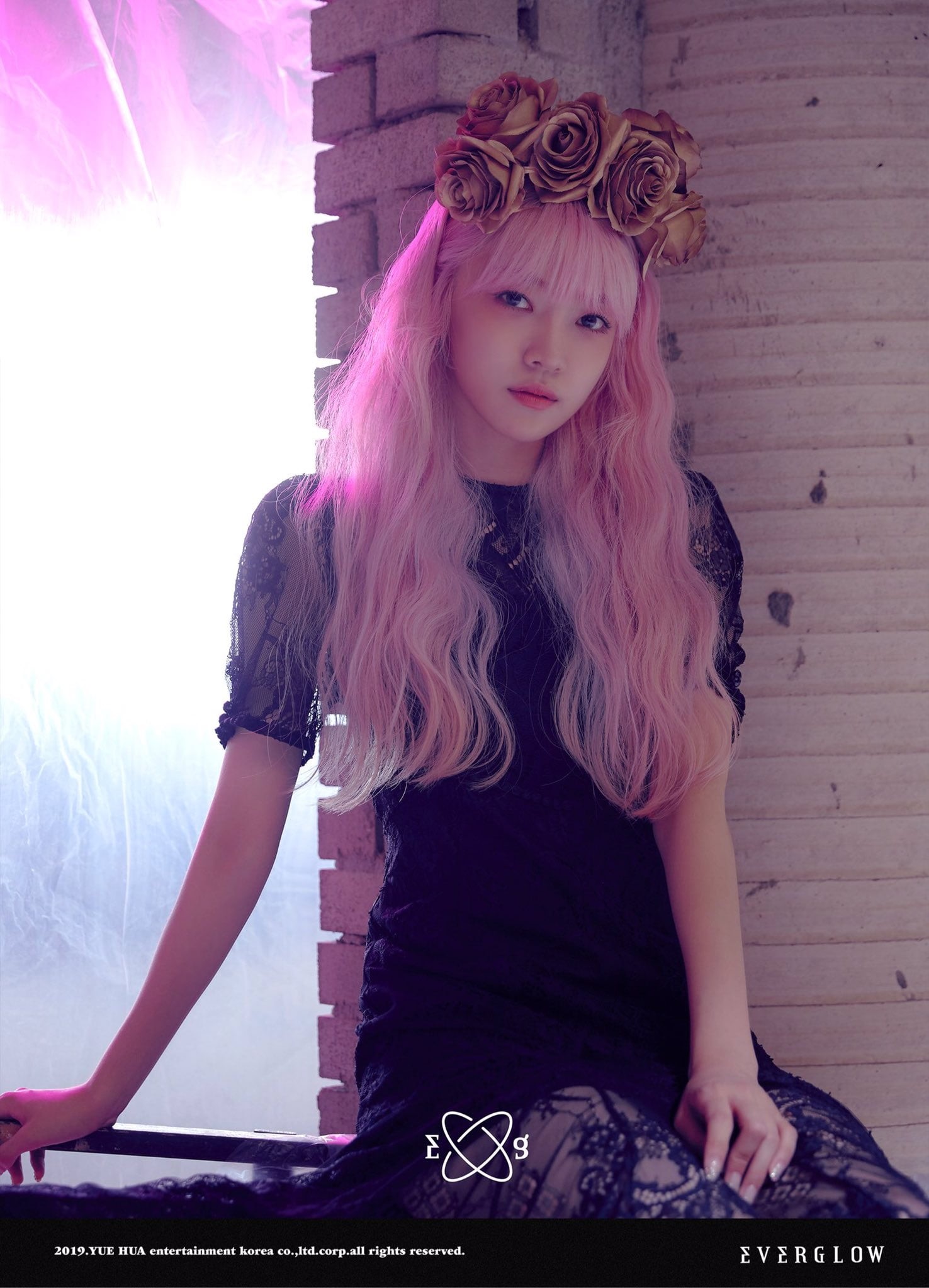 1080P, Onda (Jo Serim), K-pop, EVERGLOW, Phone HD Wallpaper
