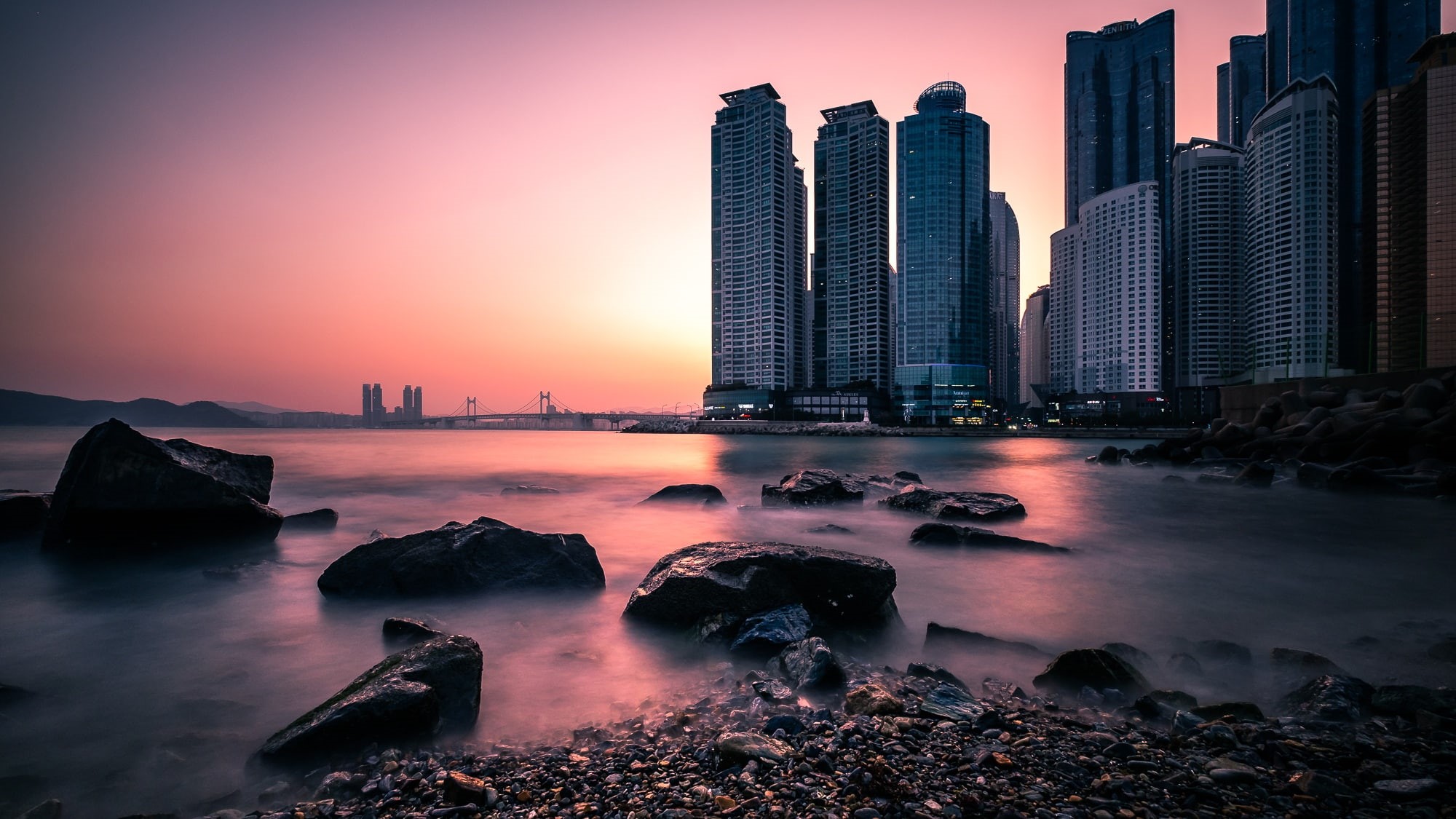 South Korea, Dongbaek Park, 1080P, Busan, HD Wallpaper