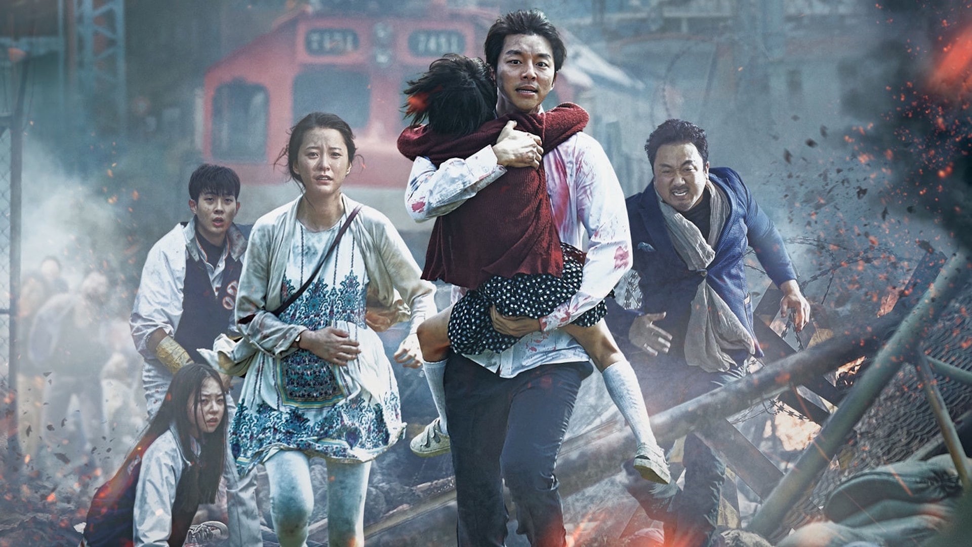 standing, emotion, happiness, women, young adult, people, togetherness, 1080P, friendship, young men, train to busan, men, adult, real people, group of people, HD Wallpaper