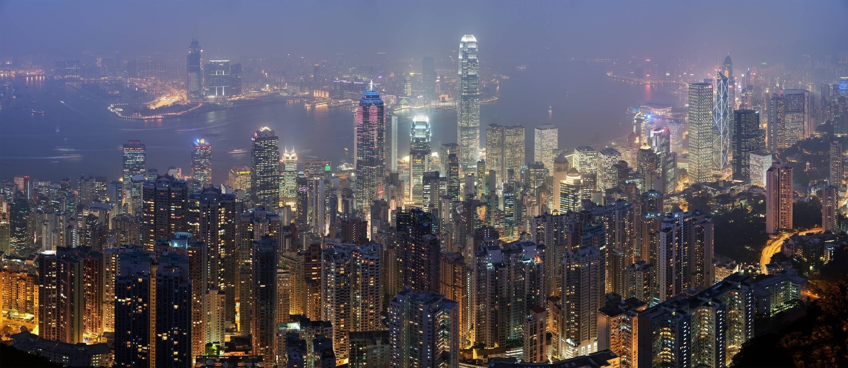 2K, city, nature, Hong Kong, sky, HD Wallpaper
