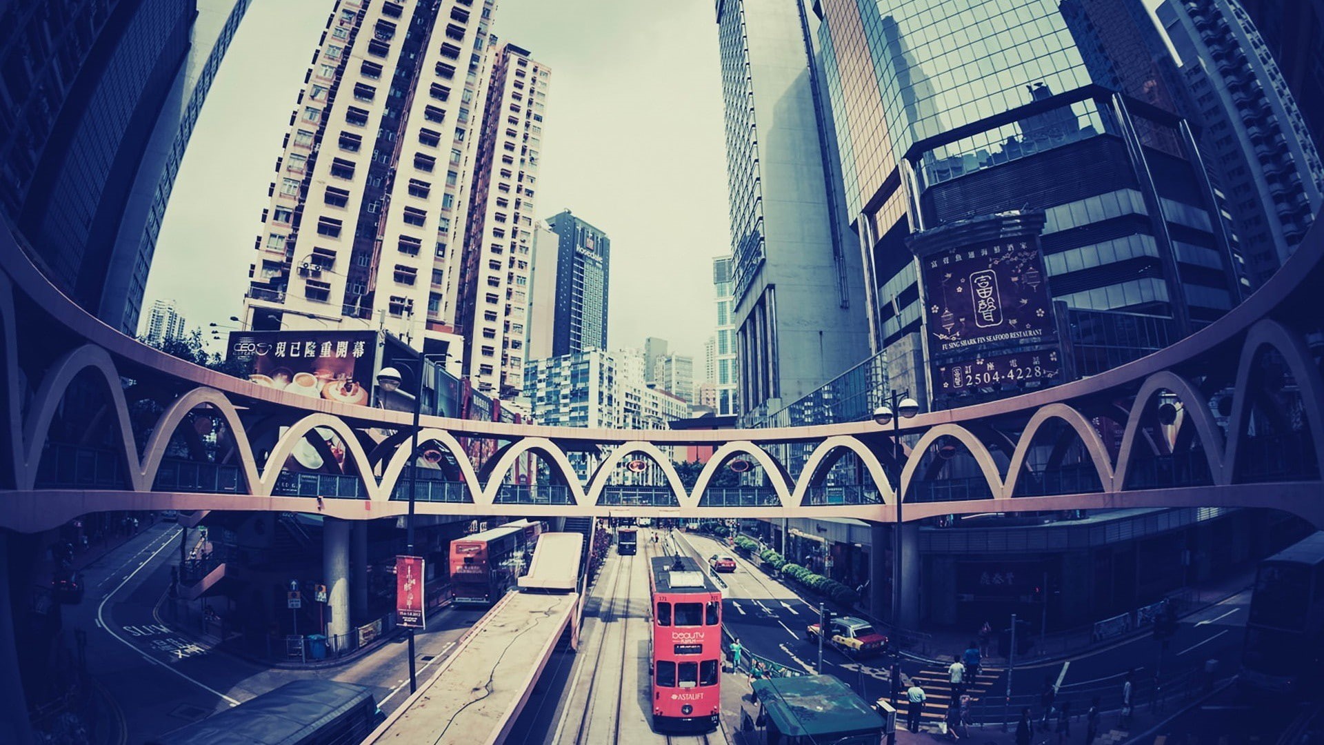 city, road, hong, kong, street, 1080P, bus, home, Hong Kong, HD Wallpaper