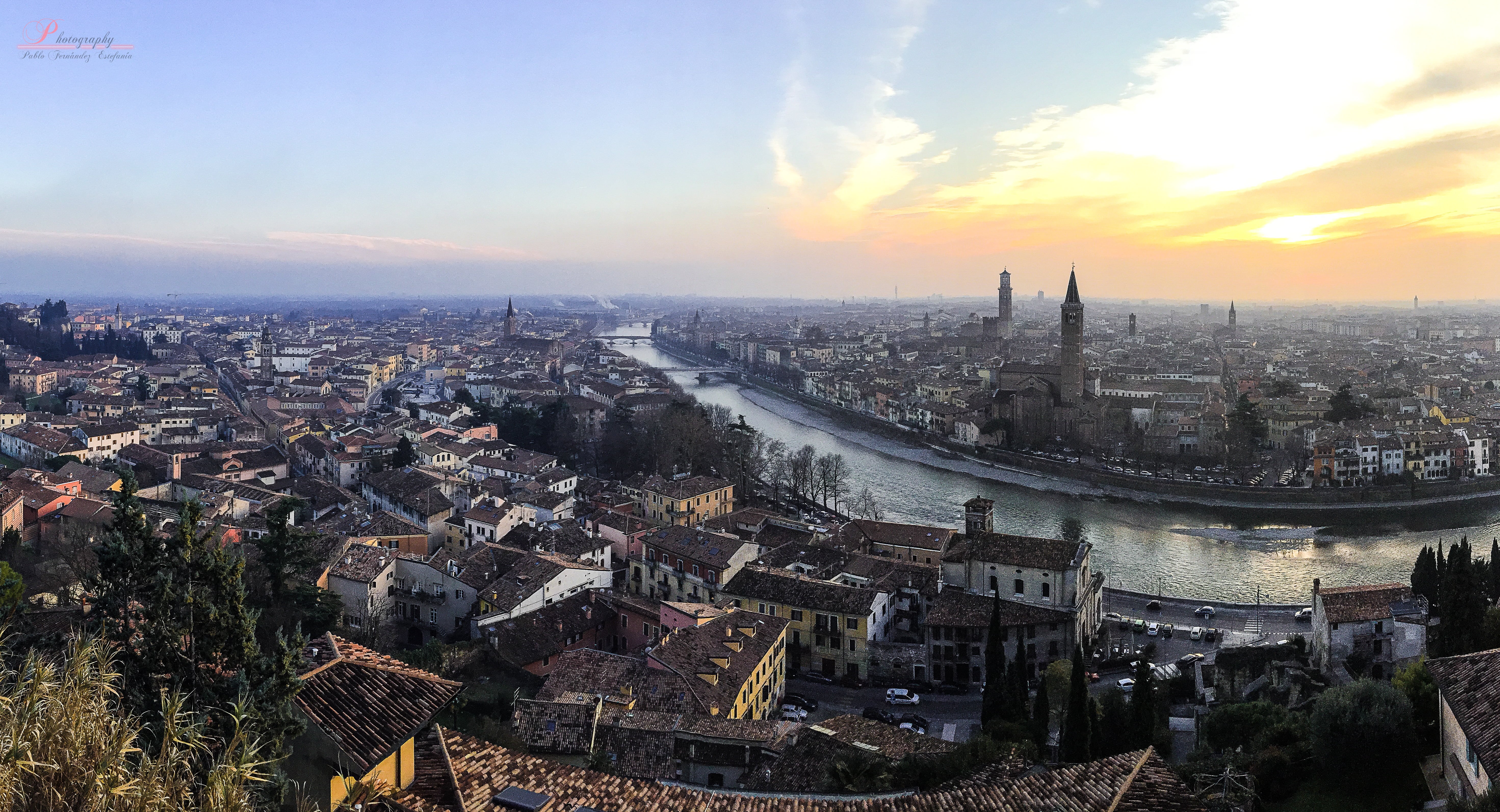 alta, nature, river  city, high, italy, aerial photography, cathedral, iphone  6, buildings, full  hd, water, imagen, cityscape, photoshop, Verona, romance, HD Wallpaper