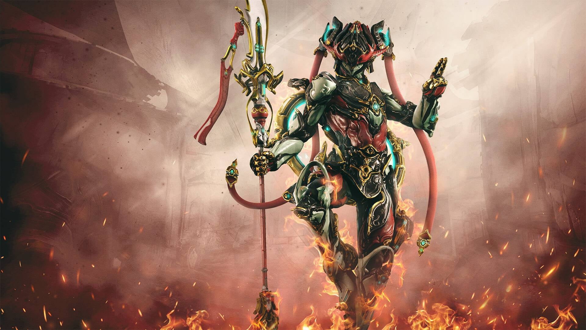 Nezha (Warframe), 1080P, video games, Nezha, Warframe, HD Wallpaper