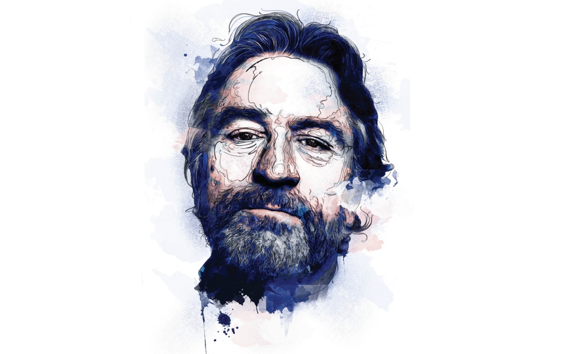 de, hd, 1080P, people, art, artwork, Robert De Niro, x, robert, actors, niro, HD Wallpaper