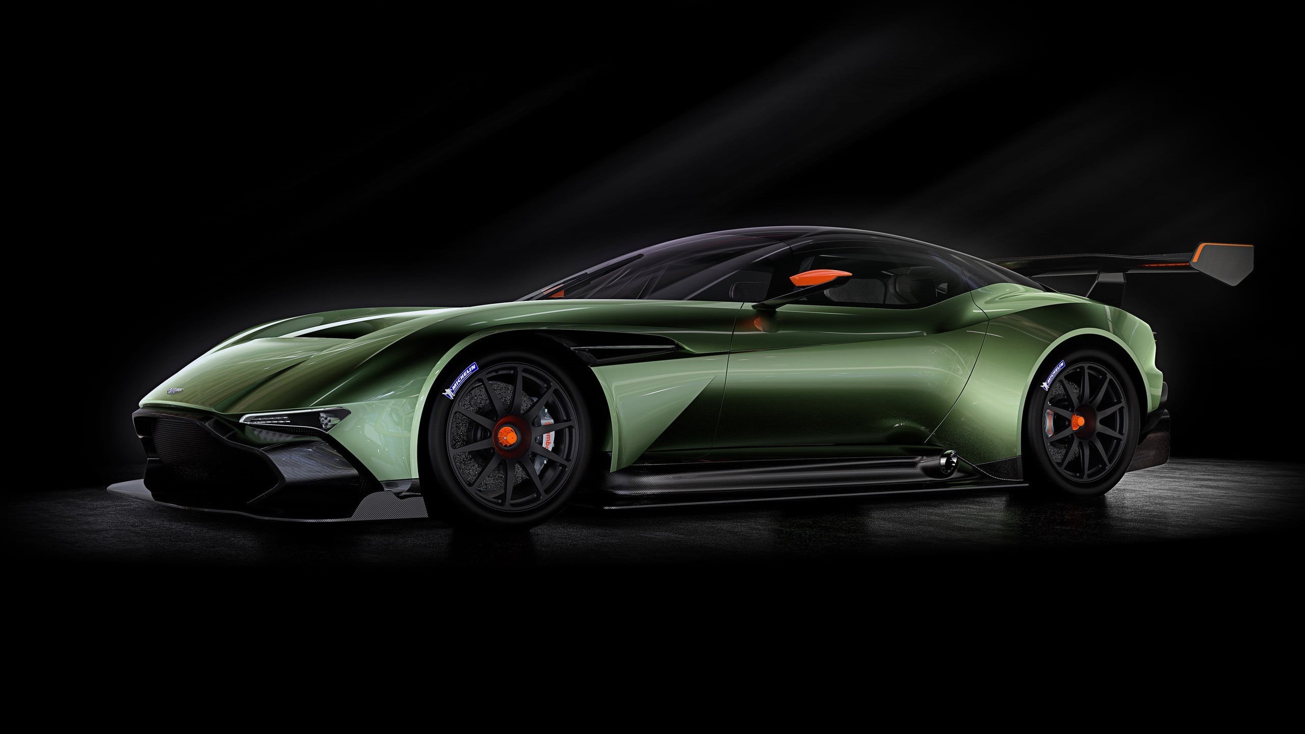 vehicle, car, sports car, sport, motorsport, wheel, luxury, chrome, Aston Martin Vulcan, indoors, driving, racecar, land vehicle, mode of transportation, HD Wallpaper