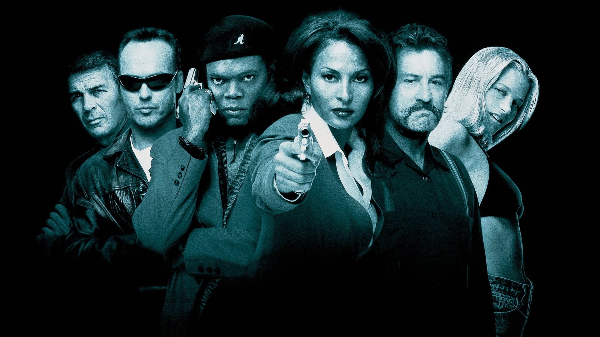 1080P, Samuel L. Jackson, Robert De Niro, Pam Grier, Jackie Brown, Movie, HD Wallpaper