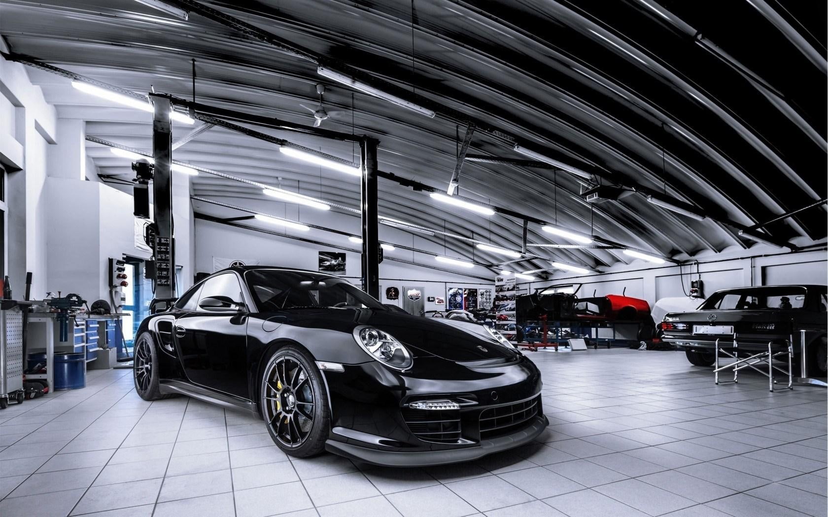 gt, porsche, car, garage, 720P, HD Wallpaper