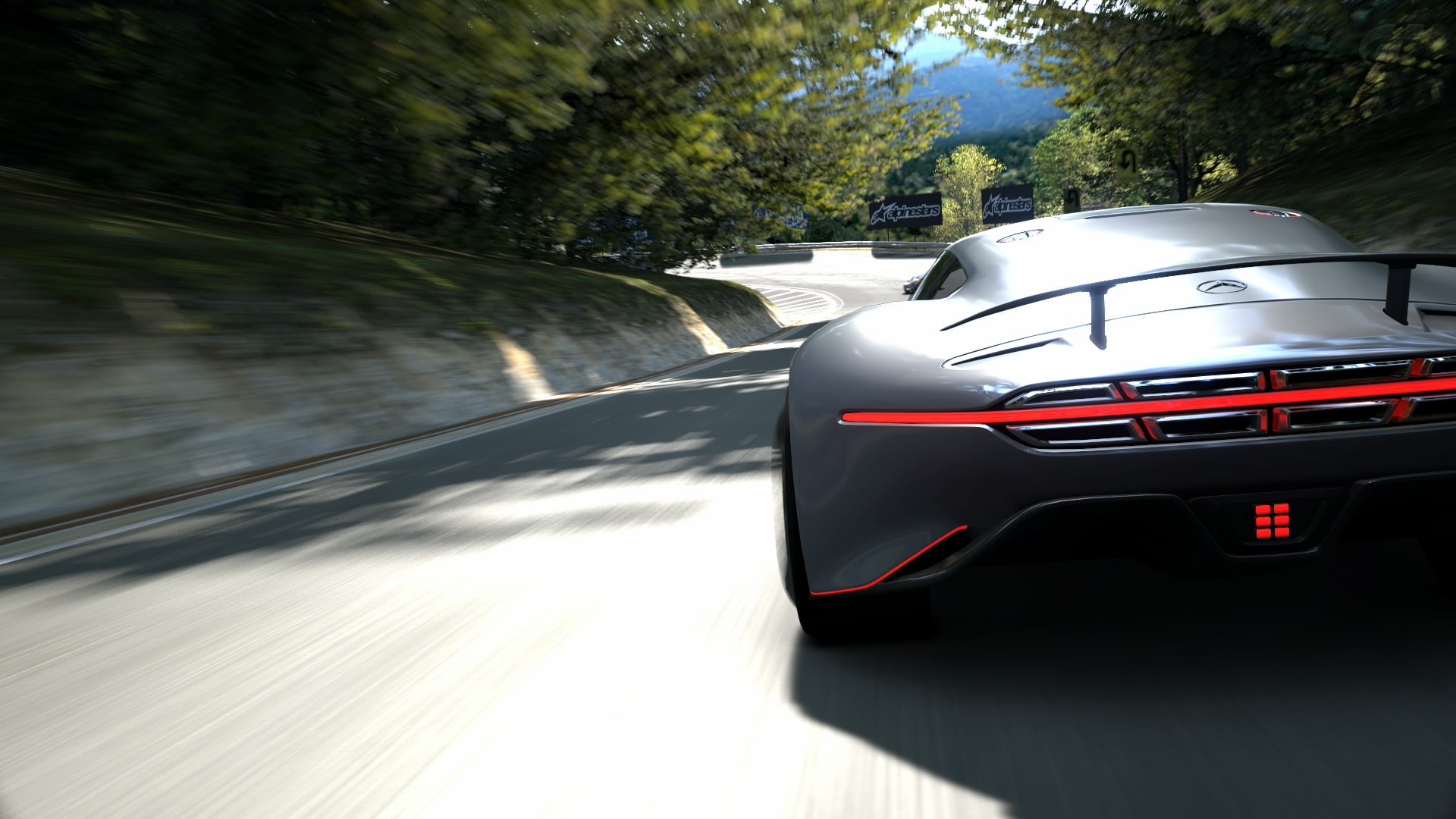 Mercedes-Benz AMG Vision Gran Turismo, 1080P, Gran Turismo 6, car, HD Wallpaper