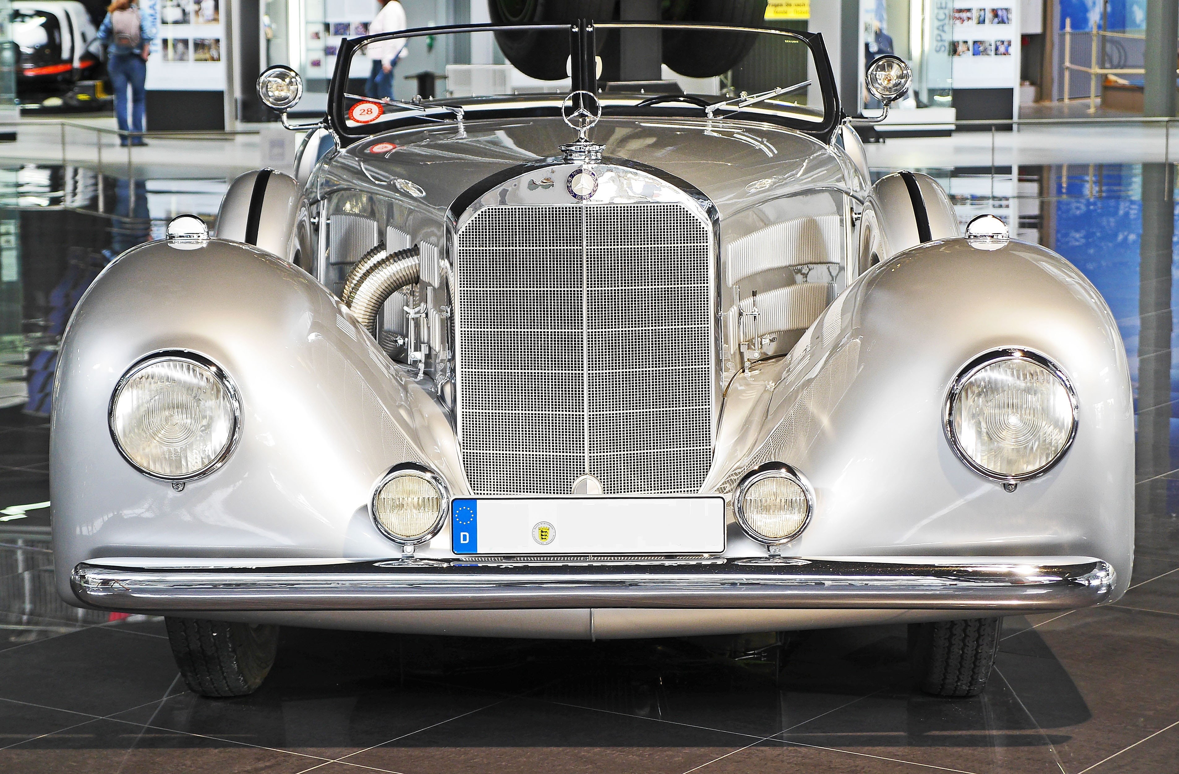 cabriolet, automotive, rarity, classic, headlight, close, transportation, land vehicle, sports car, shiny, open, arched, exhibition, pkw, technology museum, HD Wallpaper
