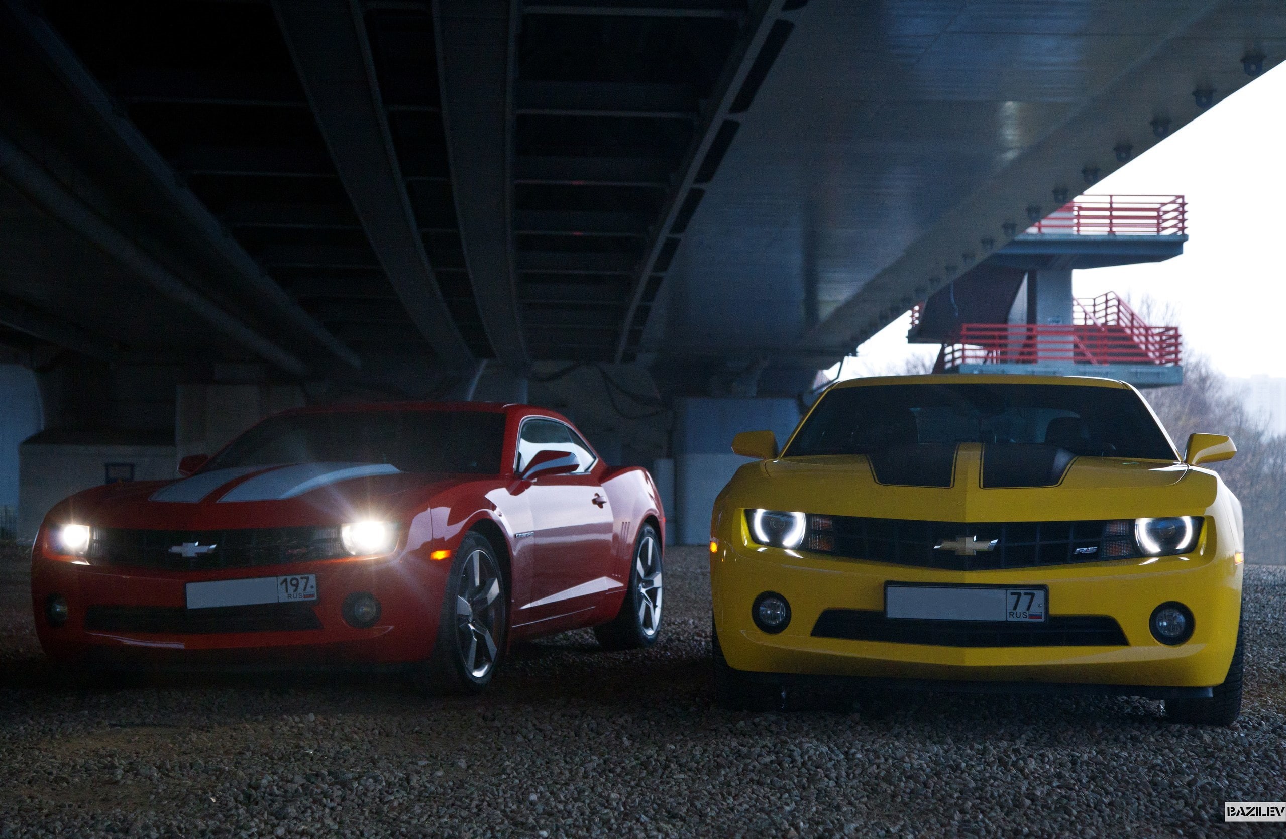 before, Alexander Bazilev, machine, photographer, Camaro, photography, Alex Bazilev, Chevrolet, 2K, Alexander Bazylev, auto, HD Wallpaper