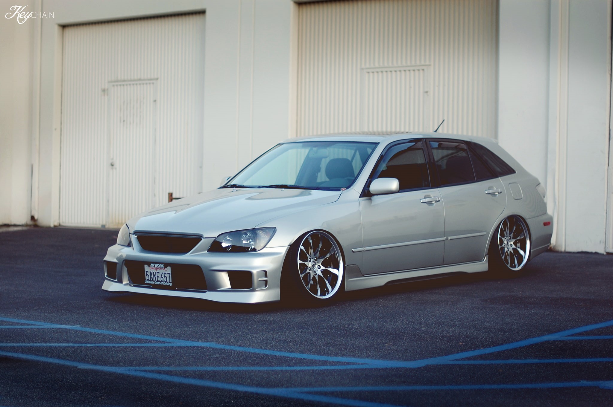 tuning, street, silver, motor vehicle, building exterior, no people, outdoors, retro styled, parking, architecture, day, disk, built structure, car, hatchback, HD Wallpaper