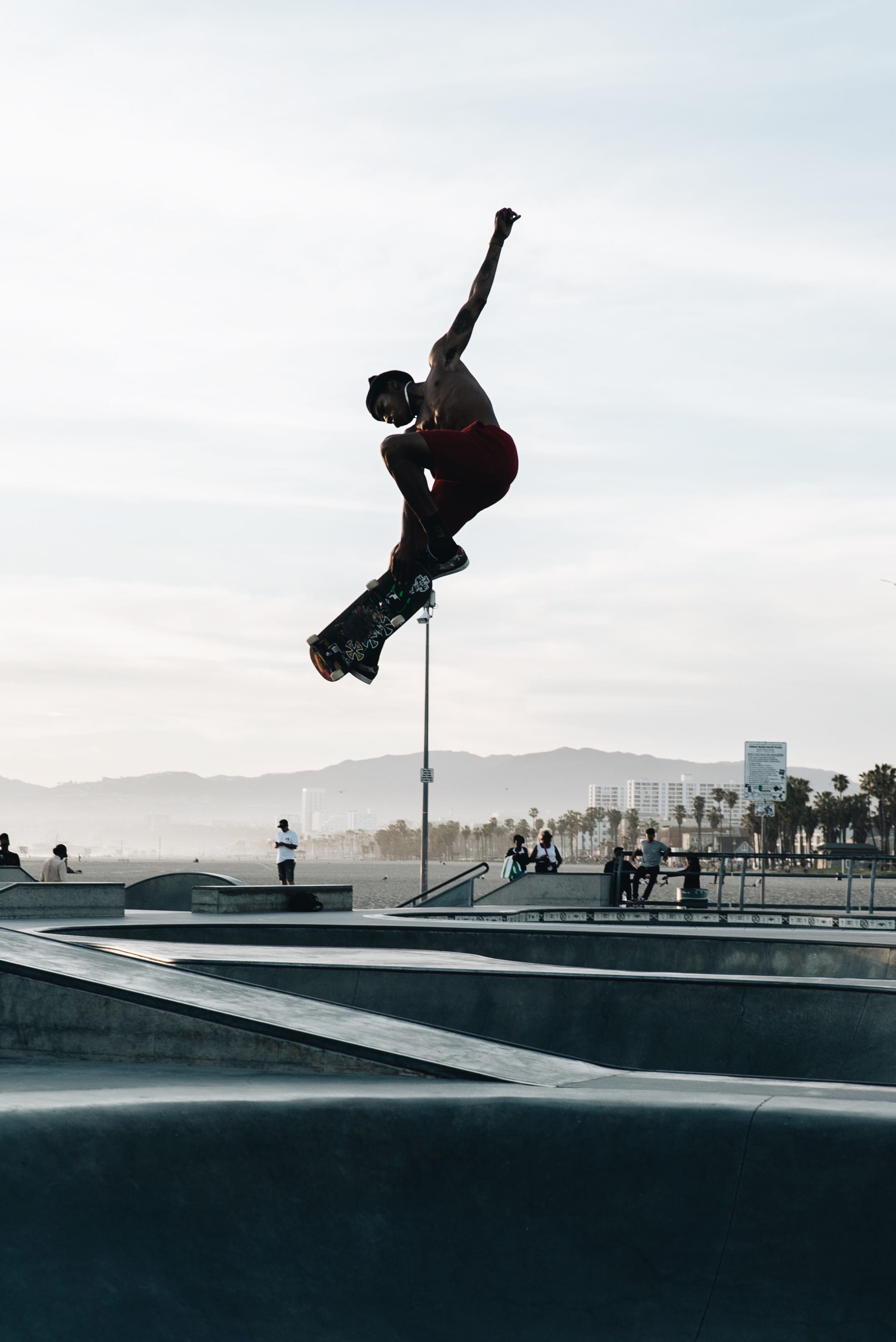 action, bowls, skateboarding, people, freedom, cali, extreme Sports, flying, shoe, air, 2K, city Life, city, exercising, skate, sony, person, outdoors, Phone HD Wallpaper