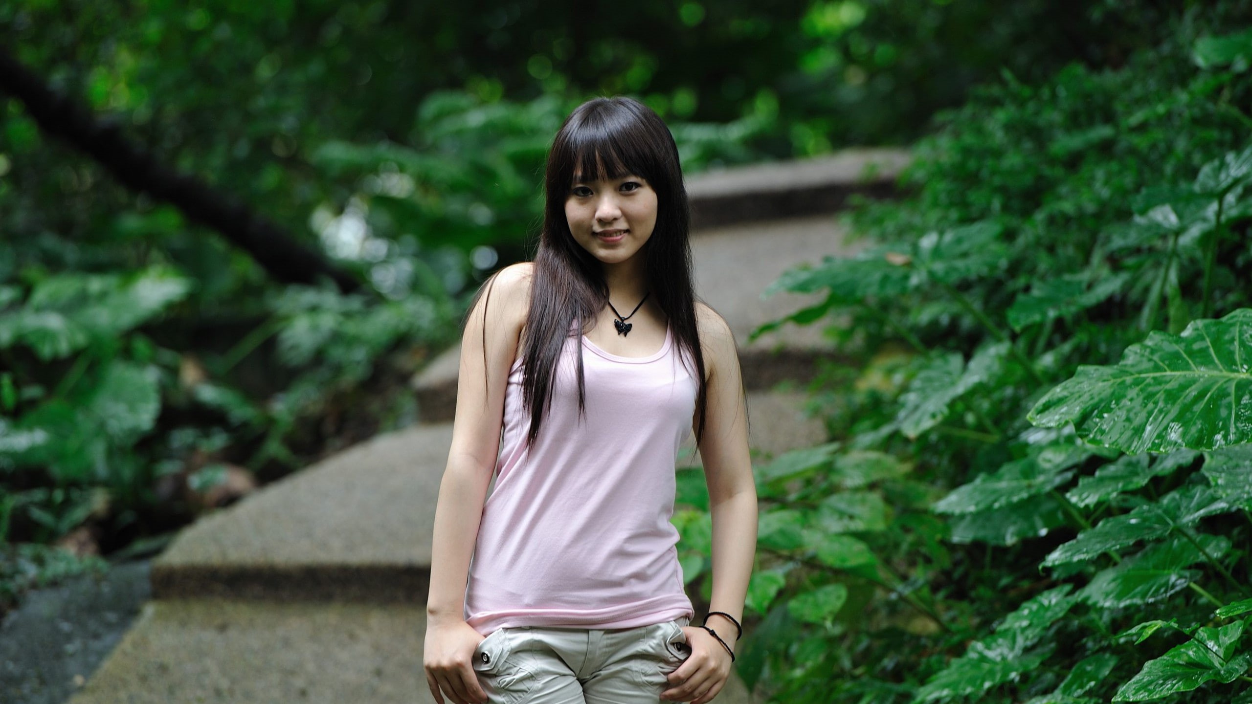 brunette, girls, 2560x1440, hd girls wallapers, girl, 2K, asian, HD Wallpaper