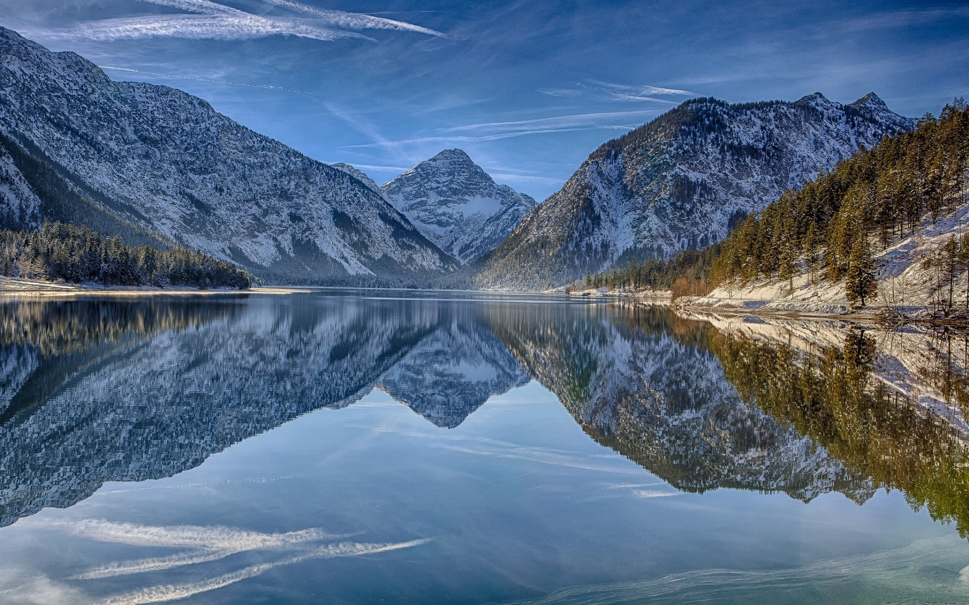 Plansee, 1080P, europe, nature, Tyrol, 4K, austria, 1920x1200, HD WALLAPERS, HD Wallpaper