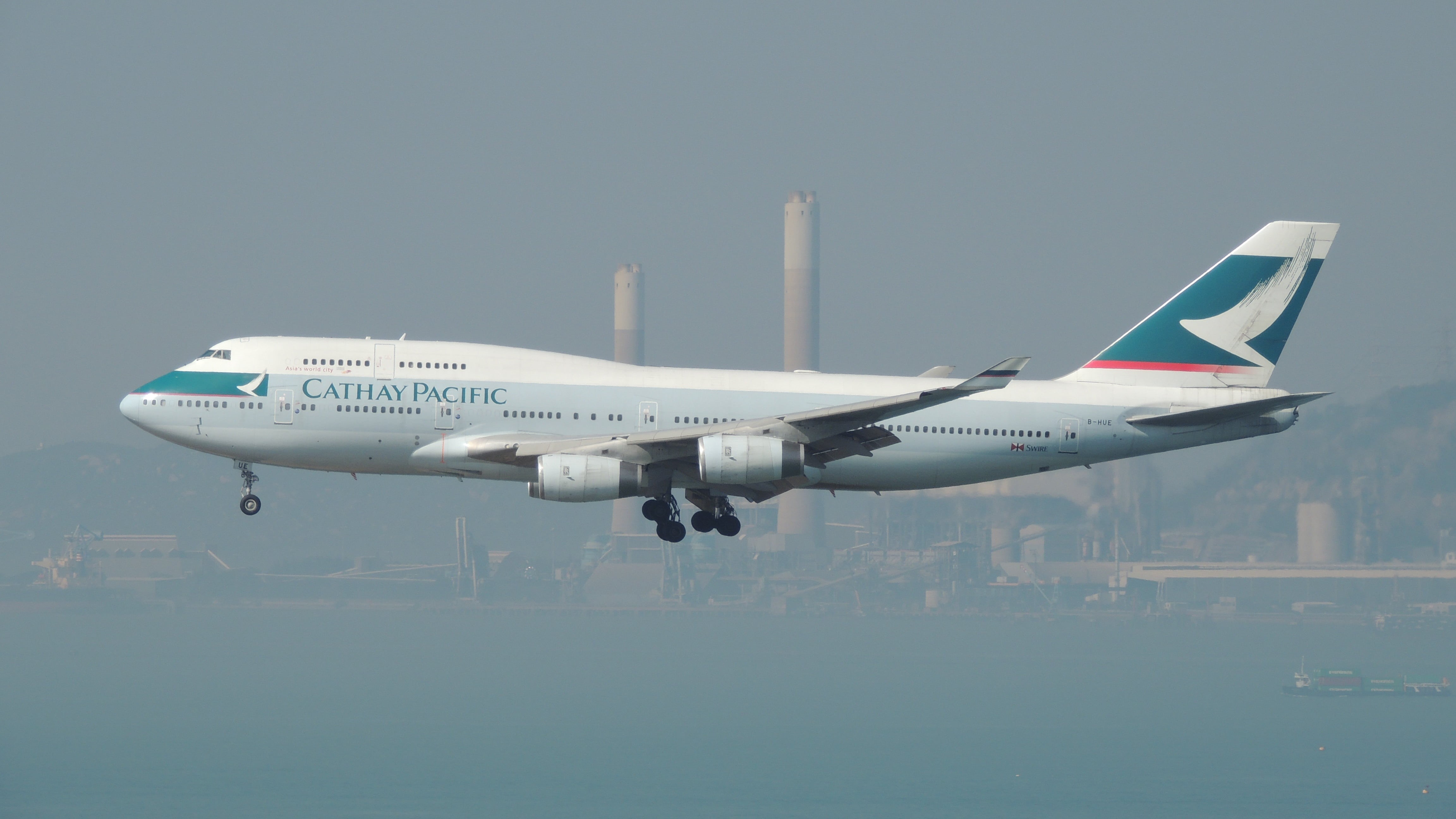 air, plane, hongkong, travel, no people, mode of transportation, day, asian, arrival, cathay, aerospace industry, 4K, ship, hong, terminal, white, airplane, HD Wallpaper