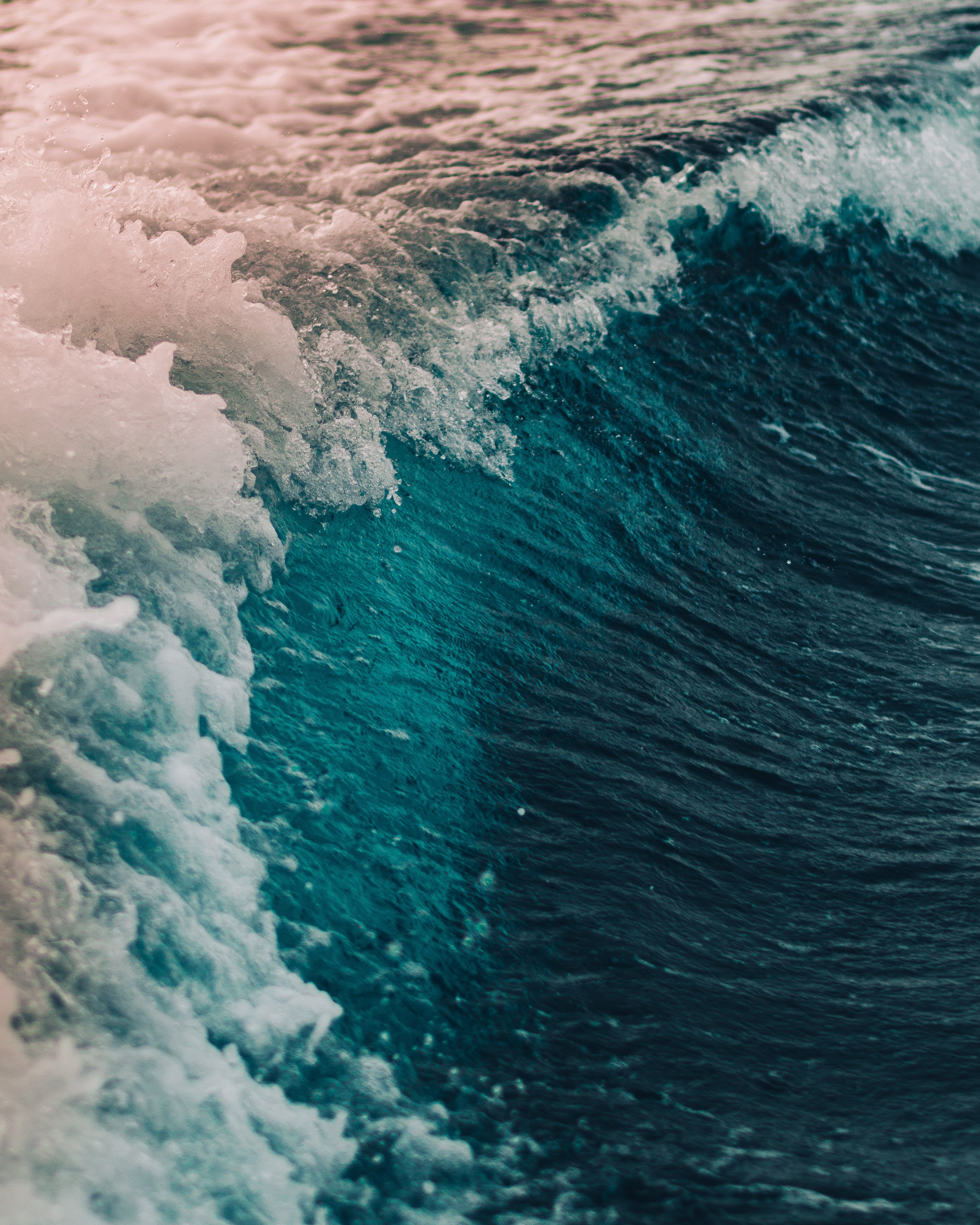 waves, shore, motion, wave, blue, iphone backgrounds, water, surf, photography, crest, waterfront, turquoise colored, foam, 4K, tranquility, close, iphone, Phone HD Wallpaper